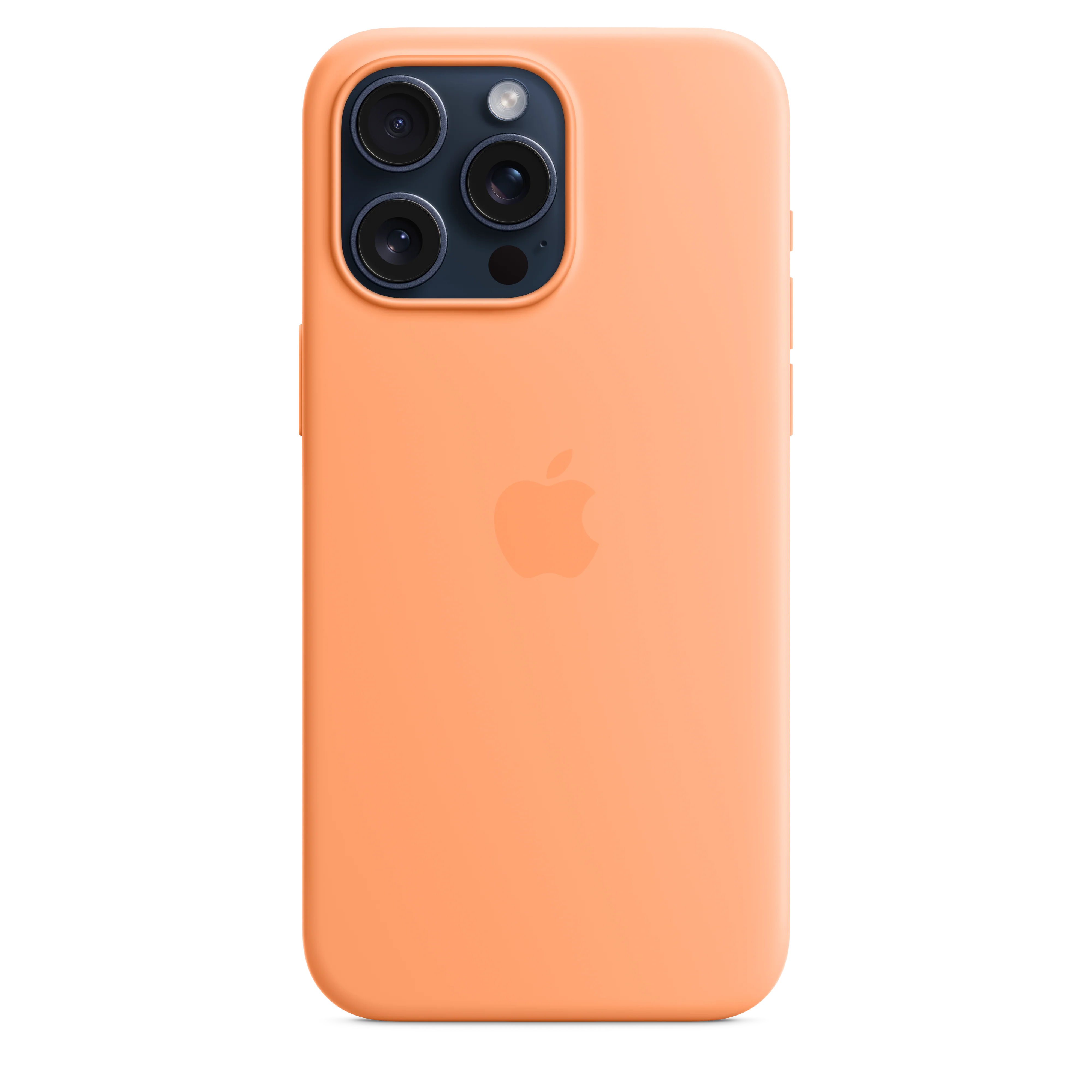 iPhone 15 Pro Max Silicone Case with MagSafe - Orange Sorbet - Image 2