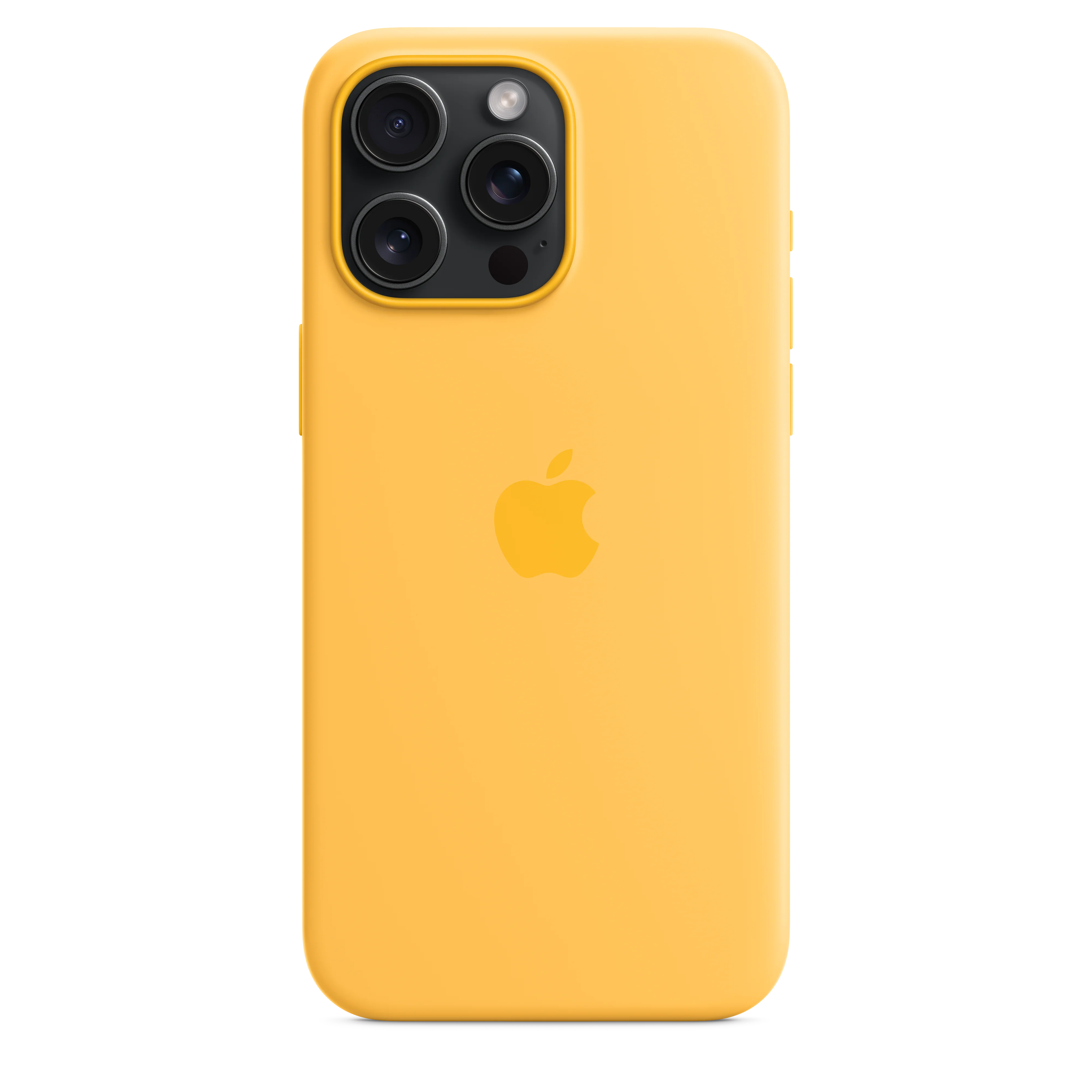 iPhone 15 Pro Max Silicone Case with MagSafe - Sunshine - Image 4