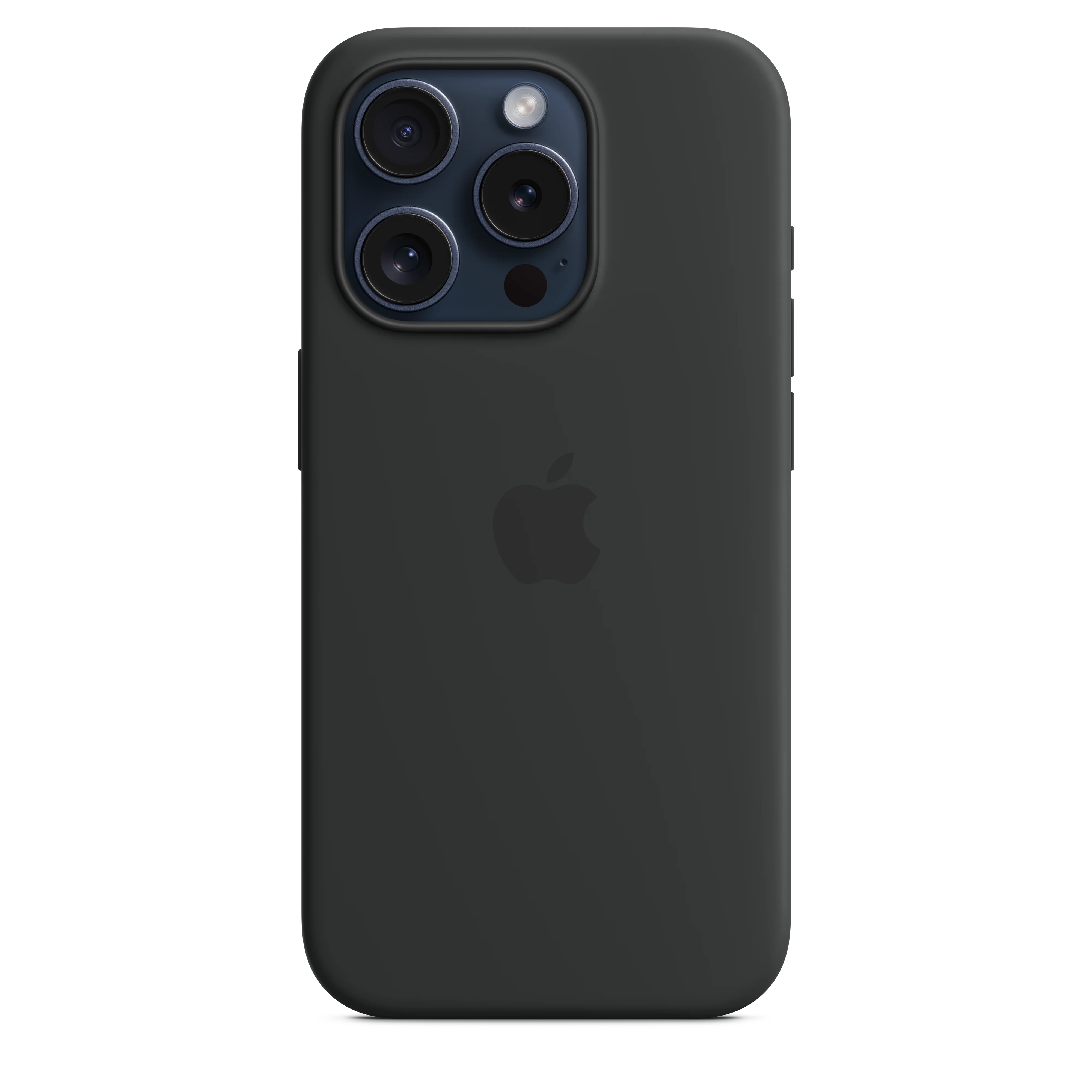 iPhone 15 Pro Silicone Case with MagSafe - Black - Image 2