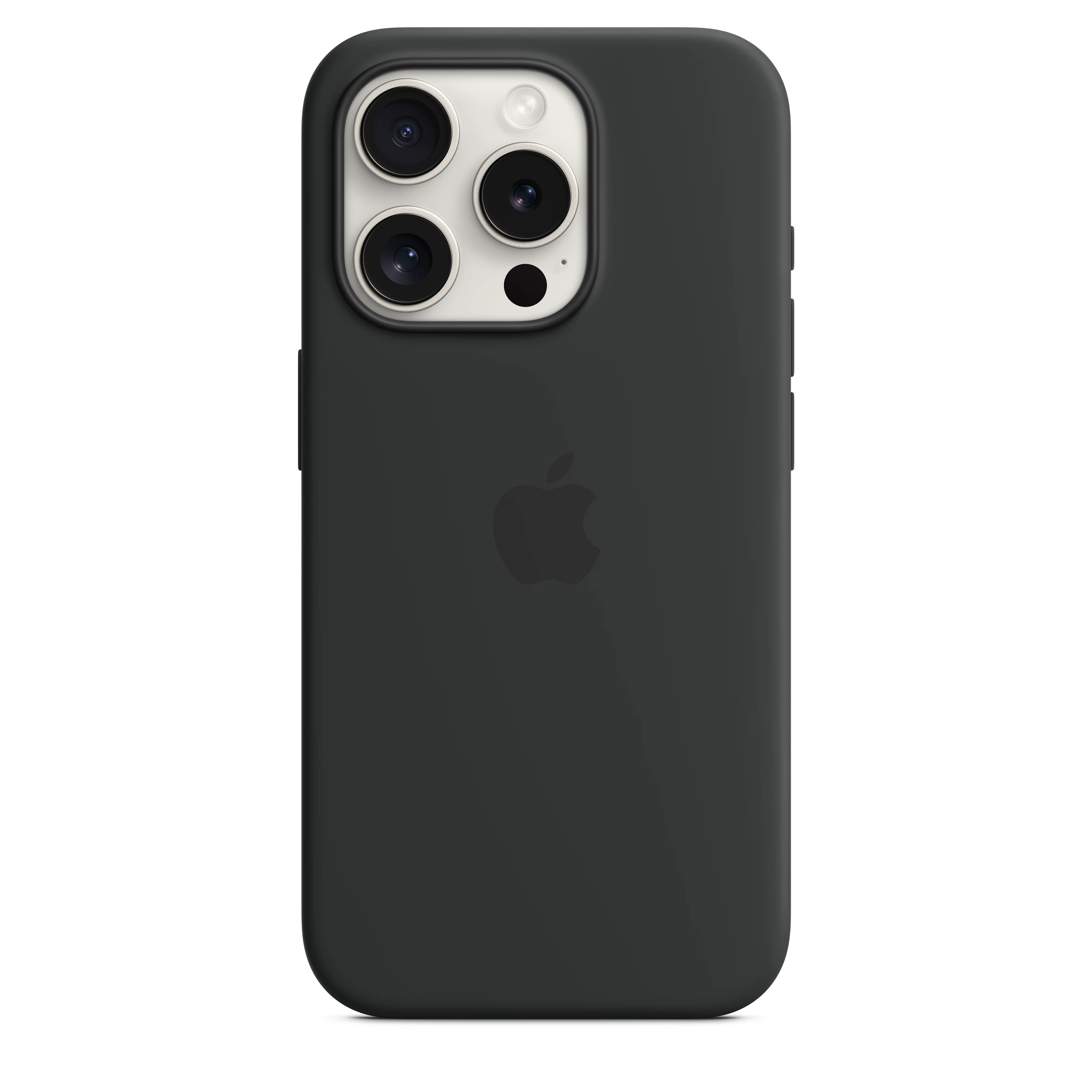 iPhone 15 Pro Silicone Case with MagSafe - Black - Image 3