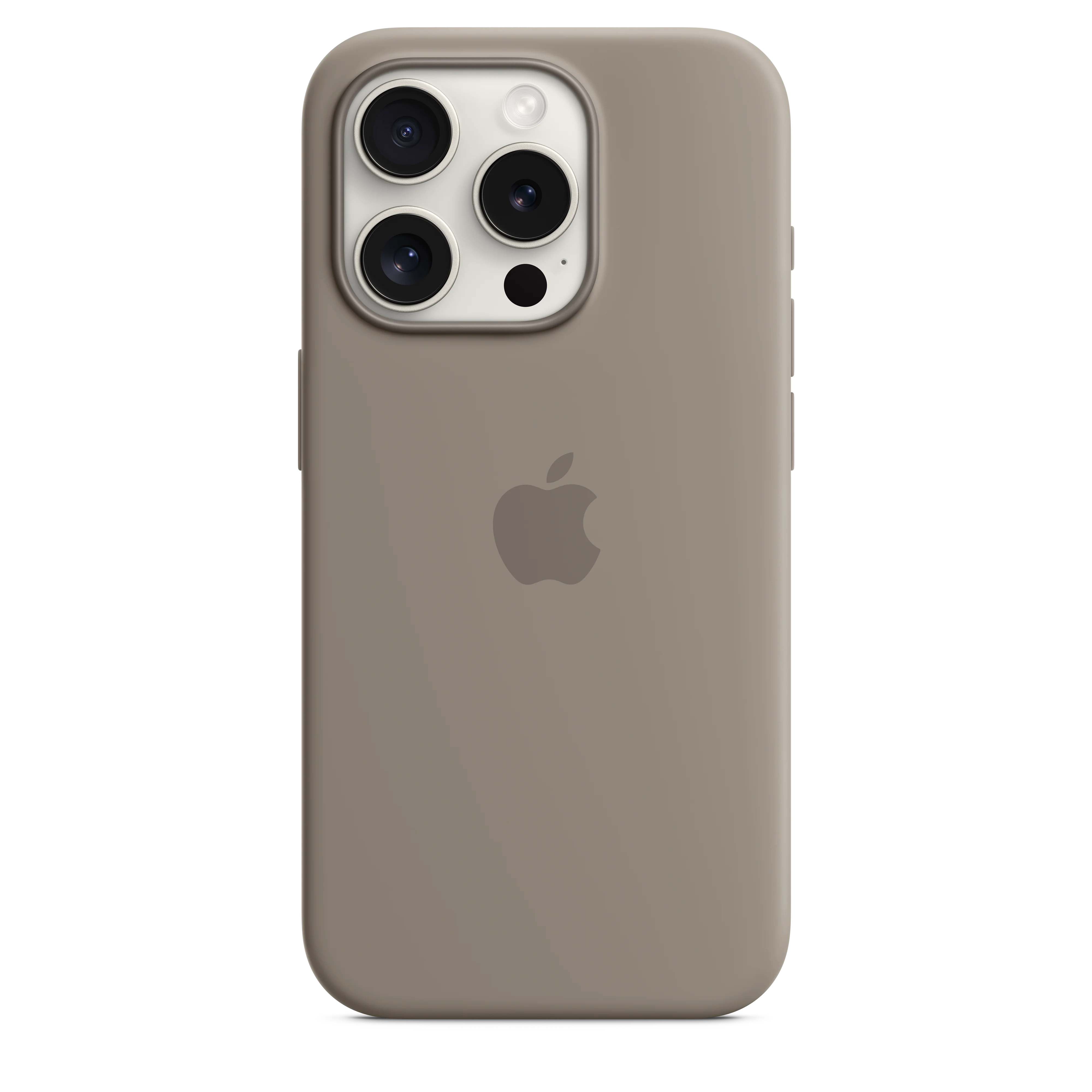 iPhone 15 Pro Silicone Case with MagSafe - Clay - Image 3