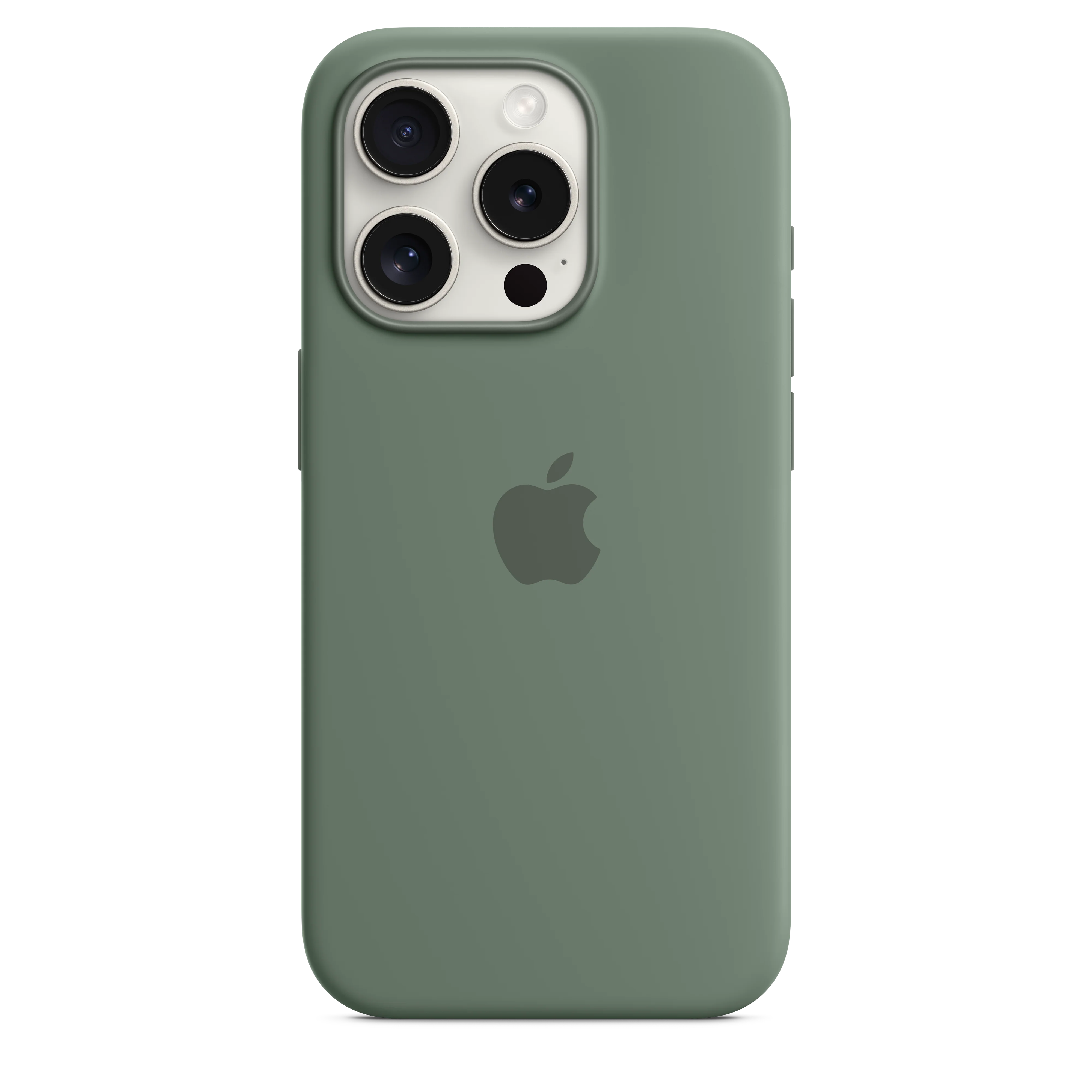 iPhone 15 Pro Silicone Case with MagSafe - Cypress - Image 3