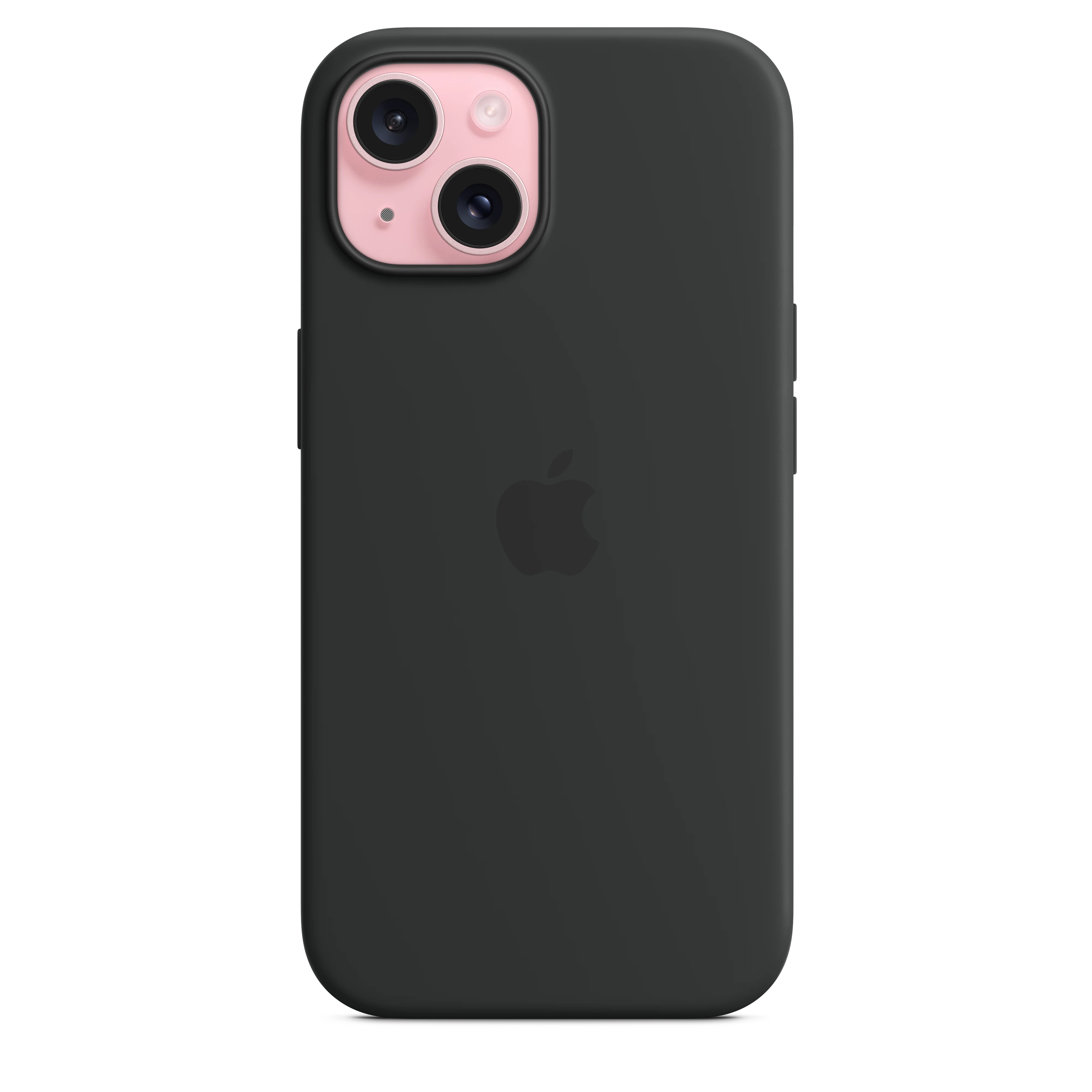 iPhone 15 Silicone Case with MagSafe - Black - Image 2