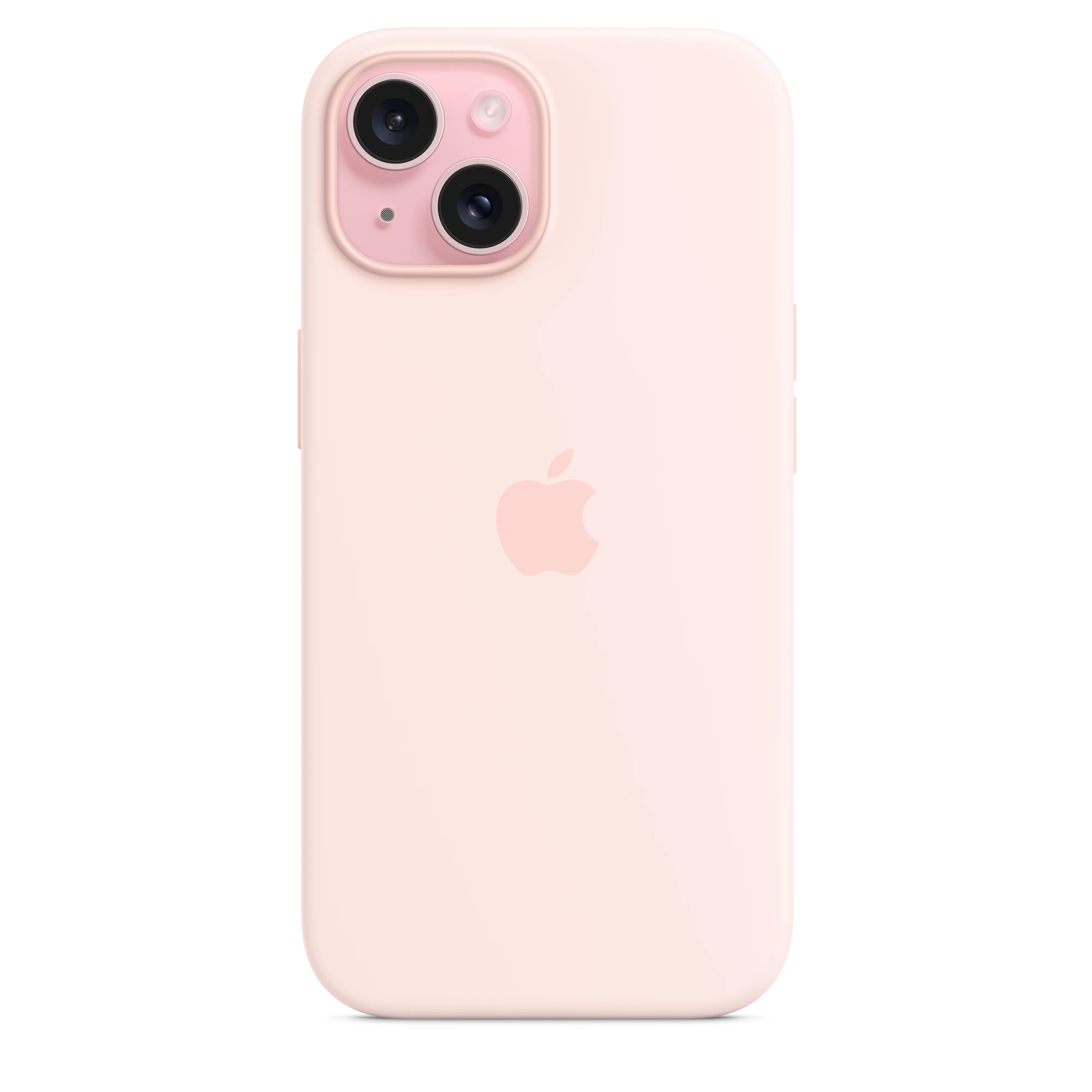iPhone 15 Silicone Case with MagSafe - Light Pink - Image 2