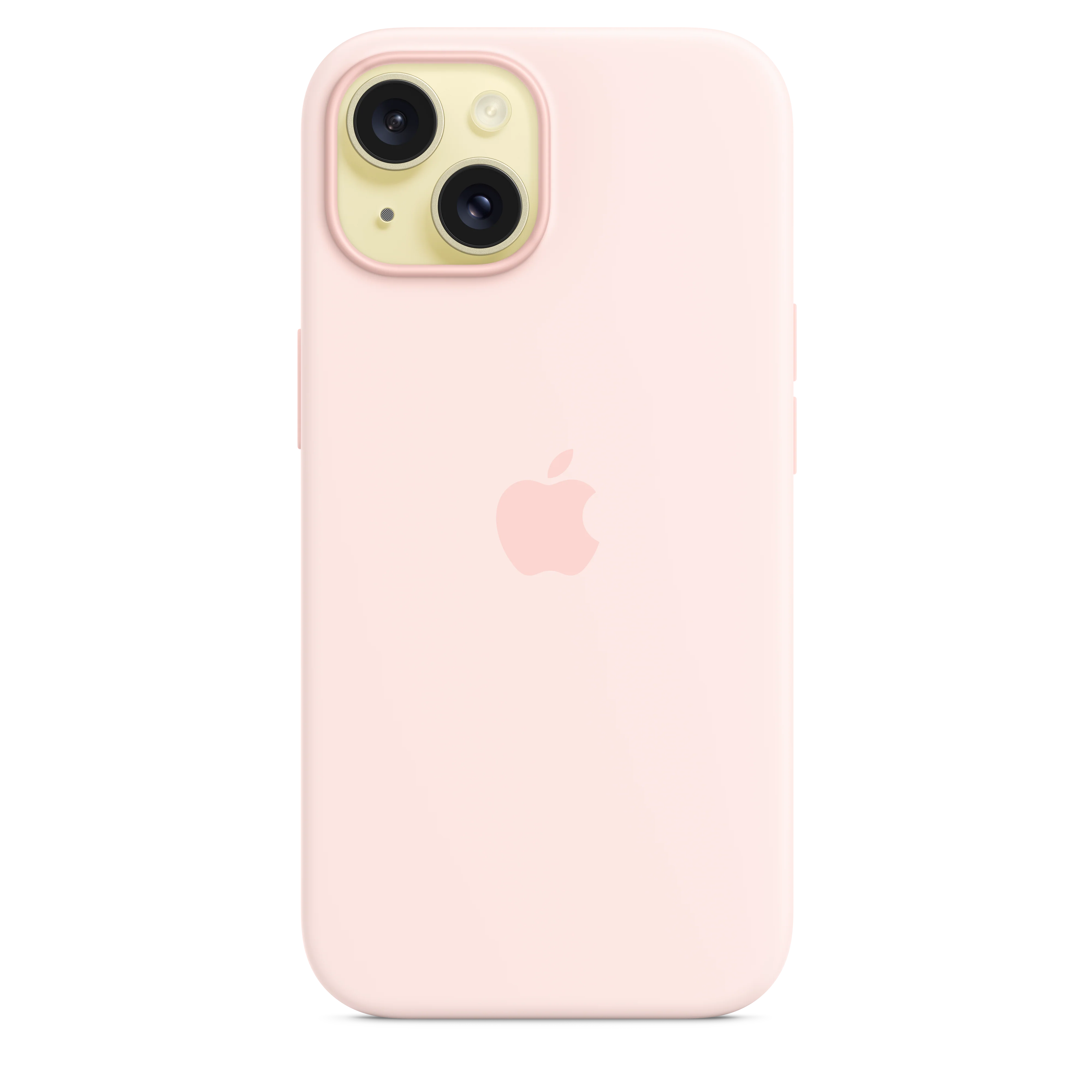 iPhone 15 Silicone Case with MagSafe - Light Pink - Image 3