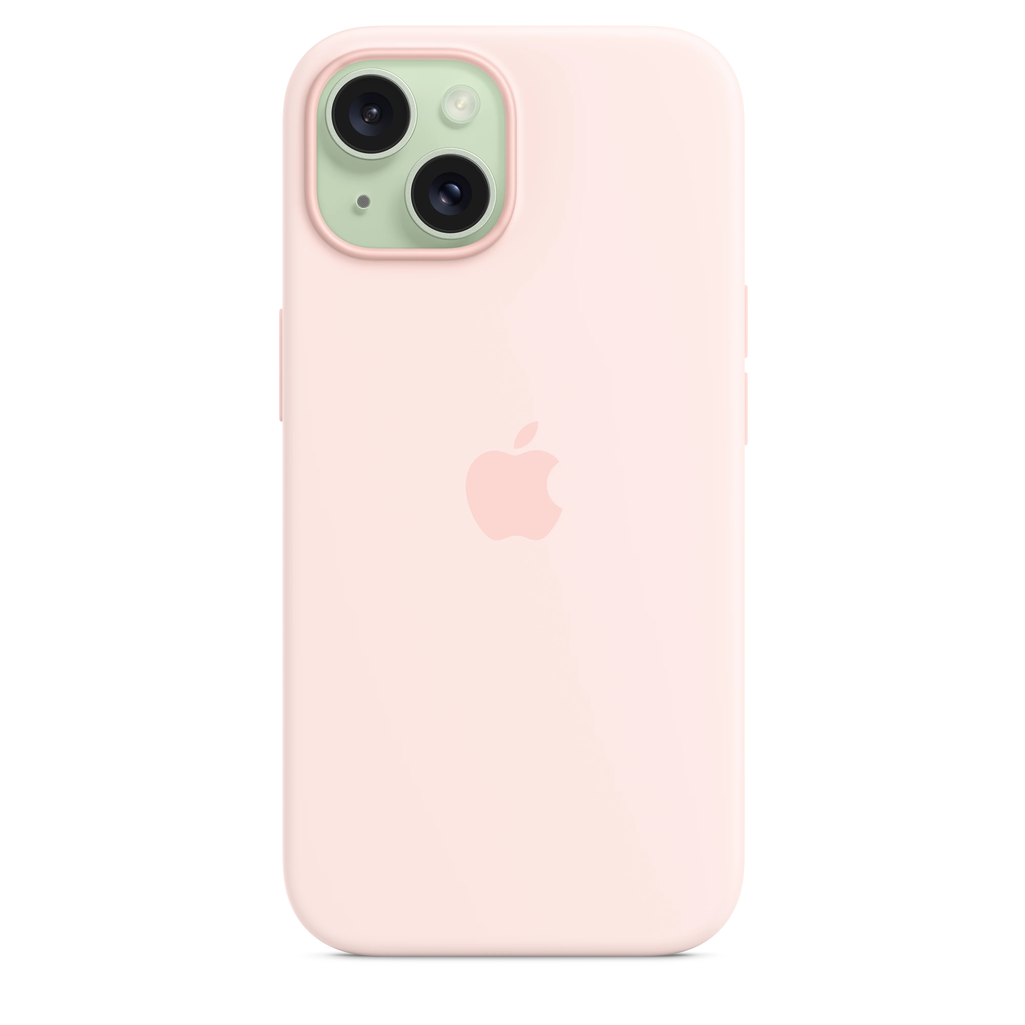 iPhone 15 Silicone Case with MagSafe - Light Pink - Image 4