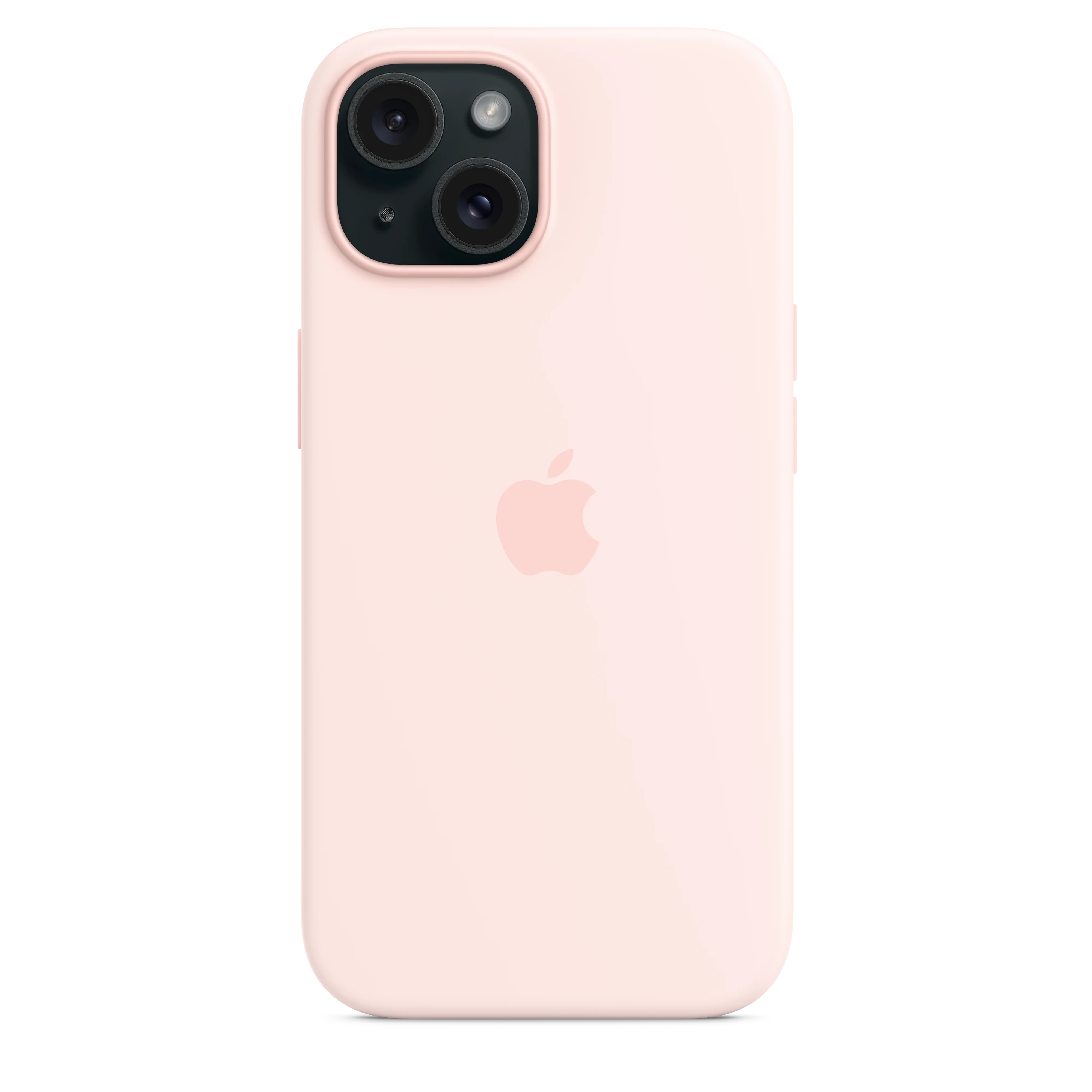 iPhone 15 Silicone Case with MagSafe - Light Pink - Image 5