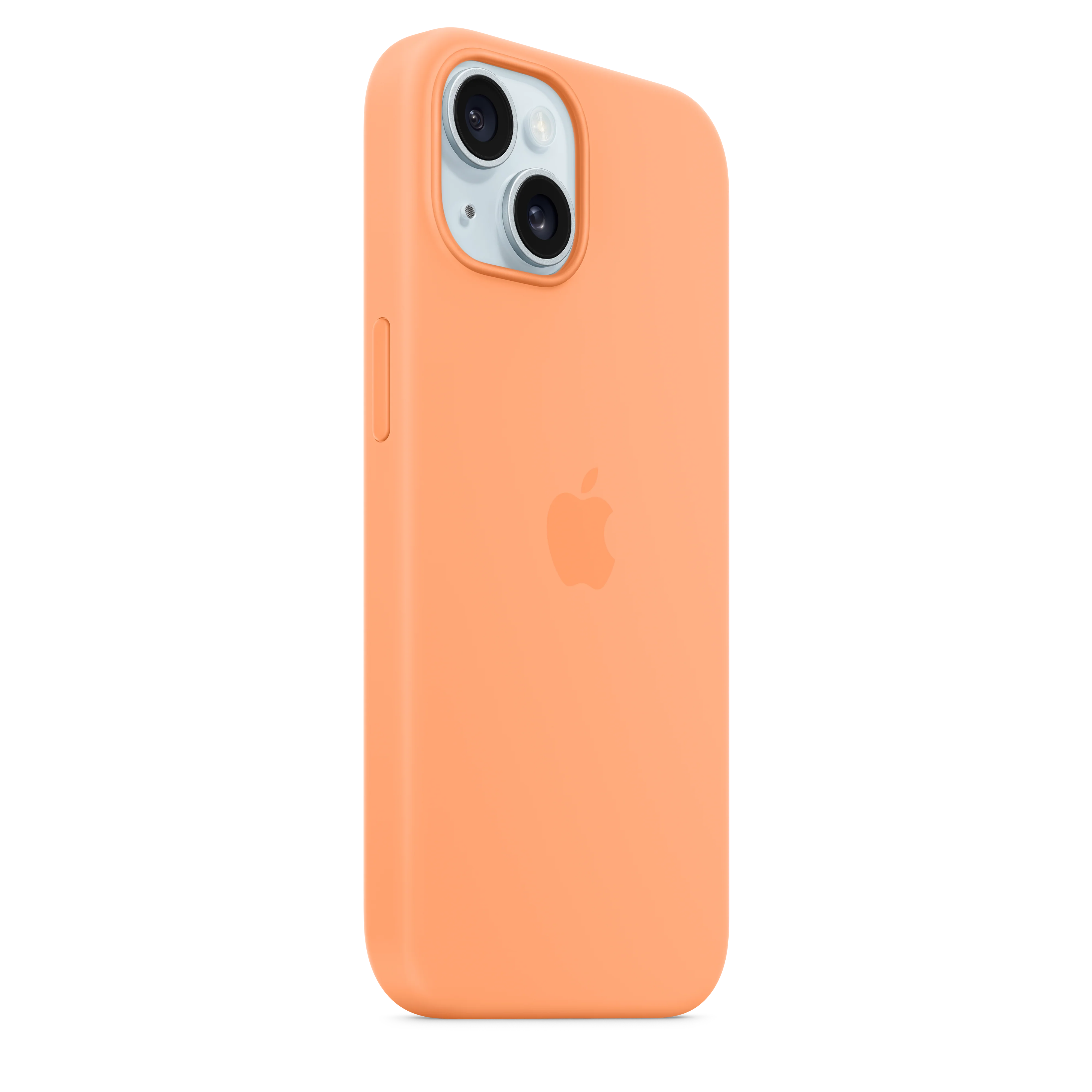 iPhone 15 Silicone Case with MagSafe - Orange Sorbet - Image 6