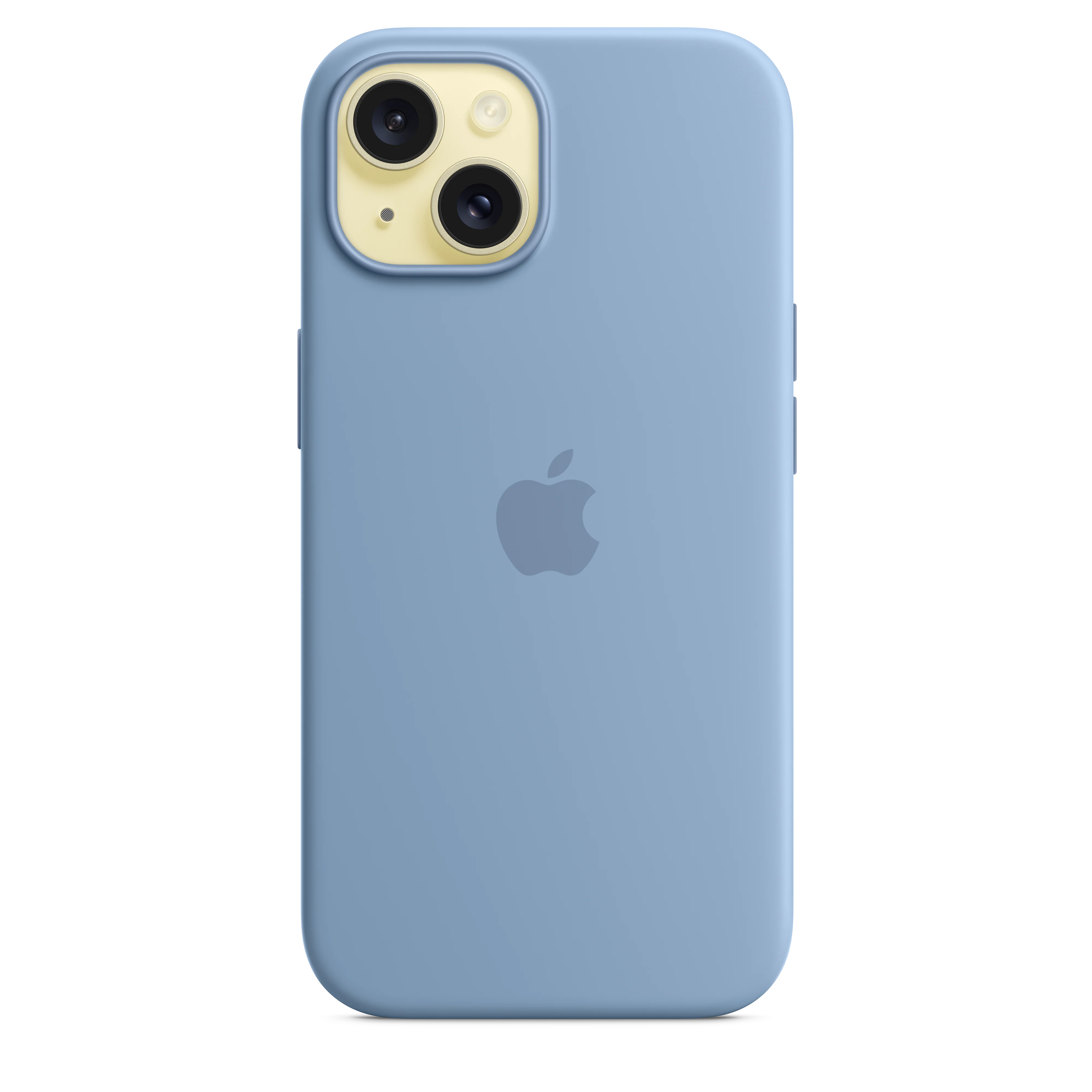 iPhone 15 Silicone Case with MagSafe - Winter Blue - Image 3