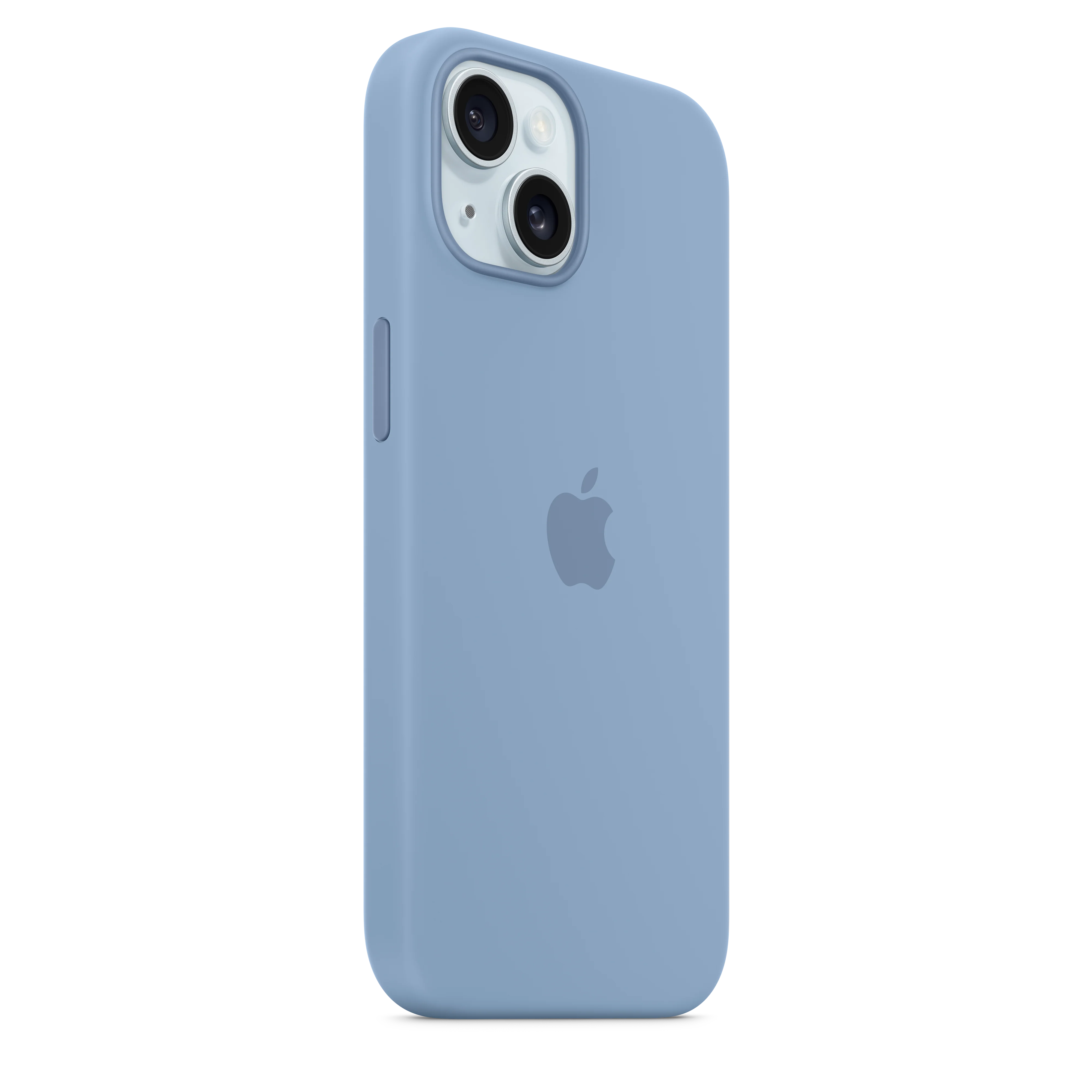 iPhone 15 Silicone Case with MagSafe - Winter Blue - Image 6