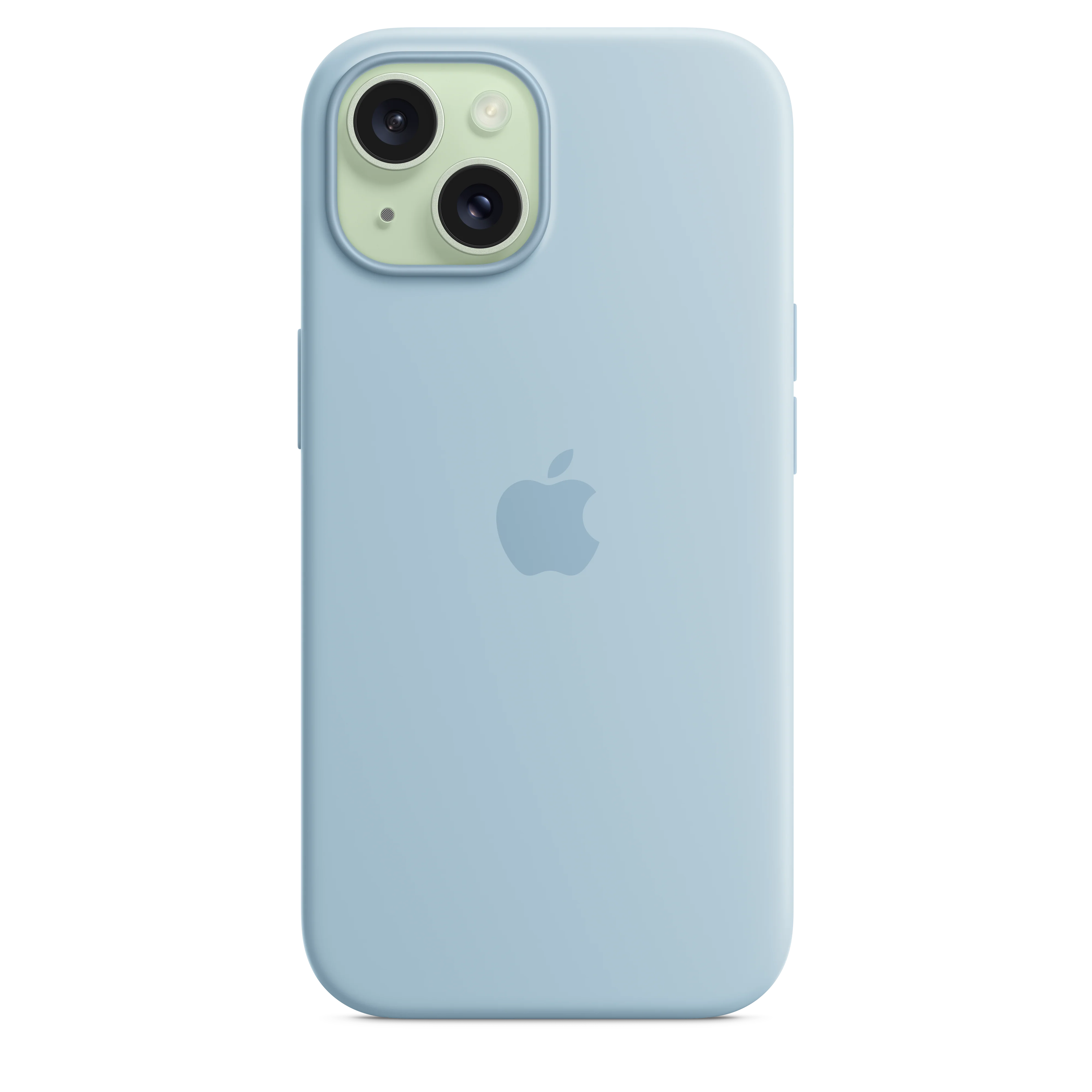 iPhone 15 Silicone Case with MagSafe - Light Blue - Image 4