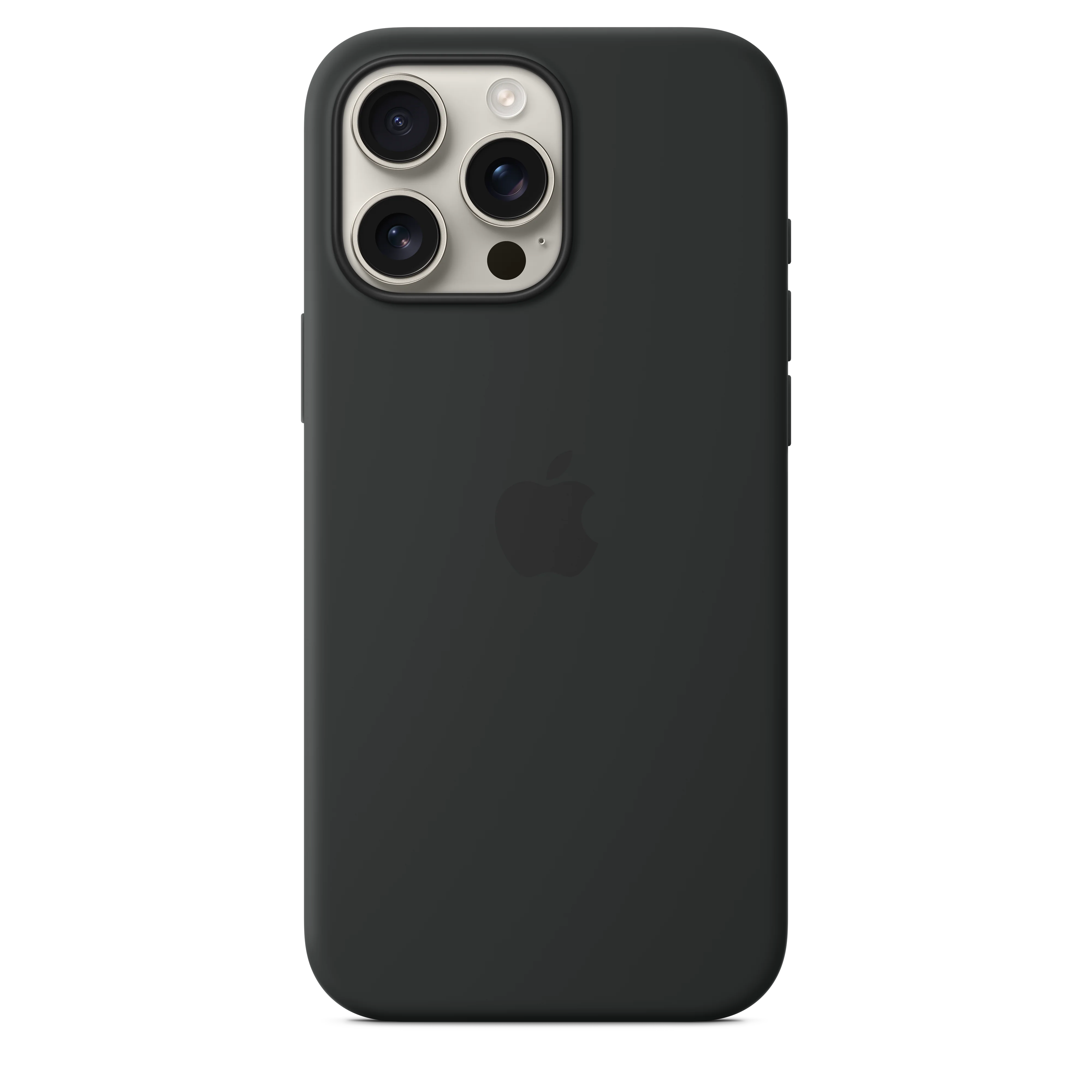 iPhone 16 Pro Max Silicone Case with MagSafe - Black - Image 2