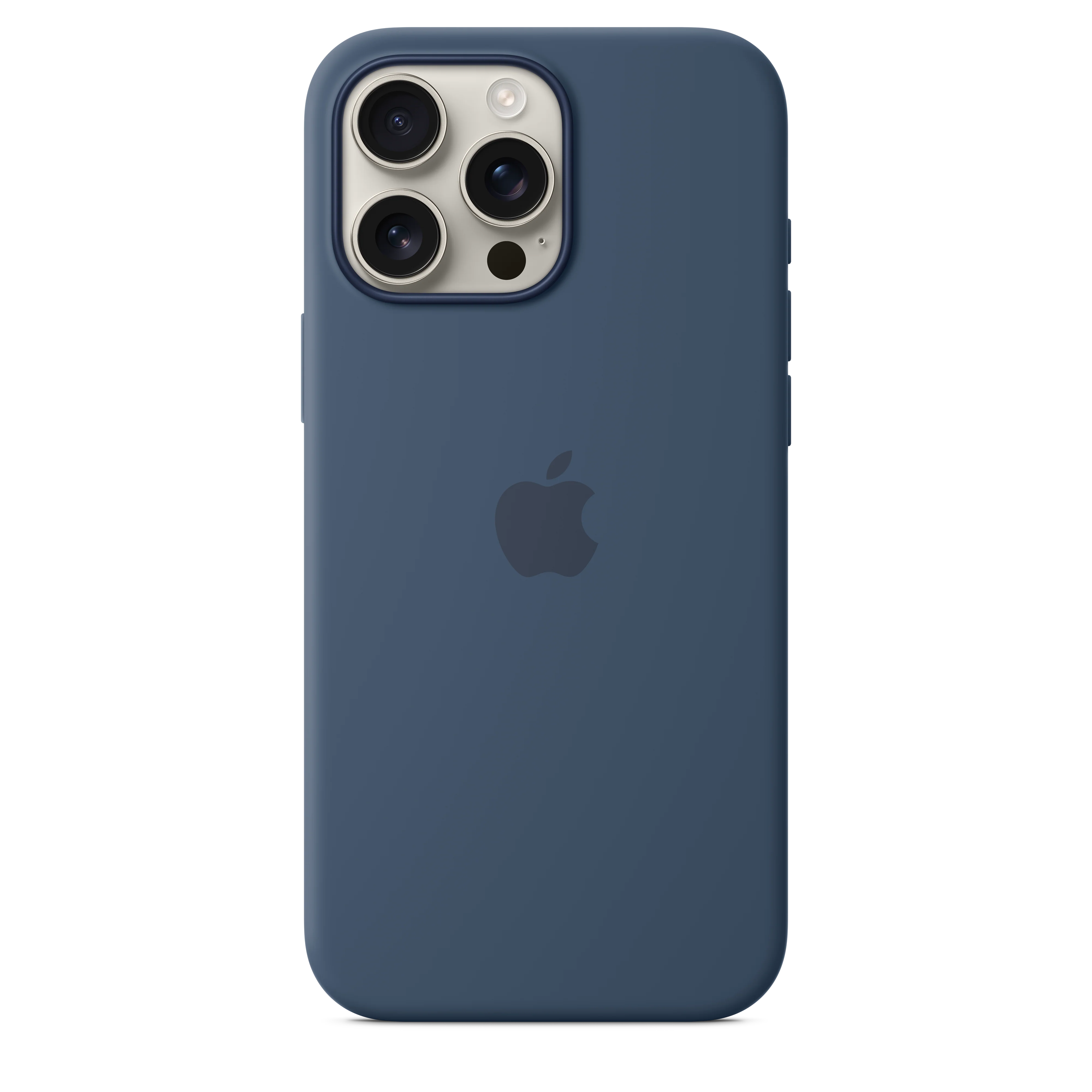 iPhone 16 Pro Max Silicone Case with MagSafe - Denim - Image 2