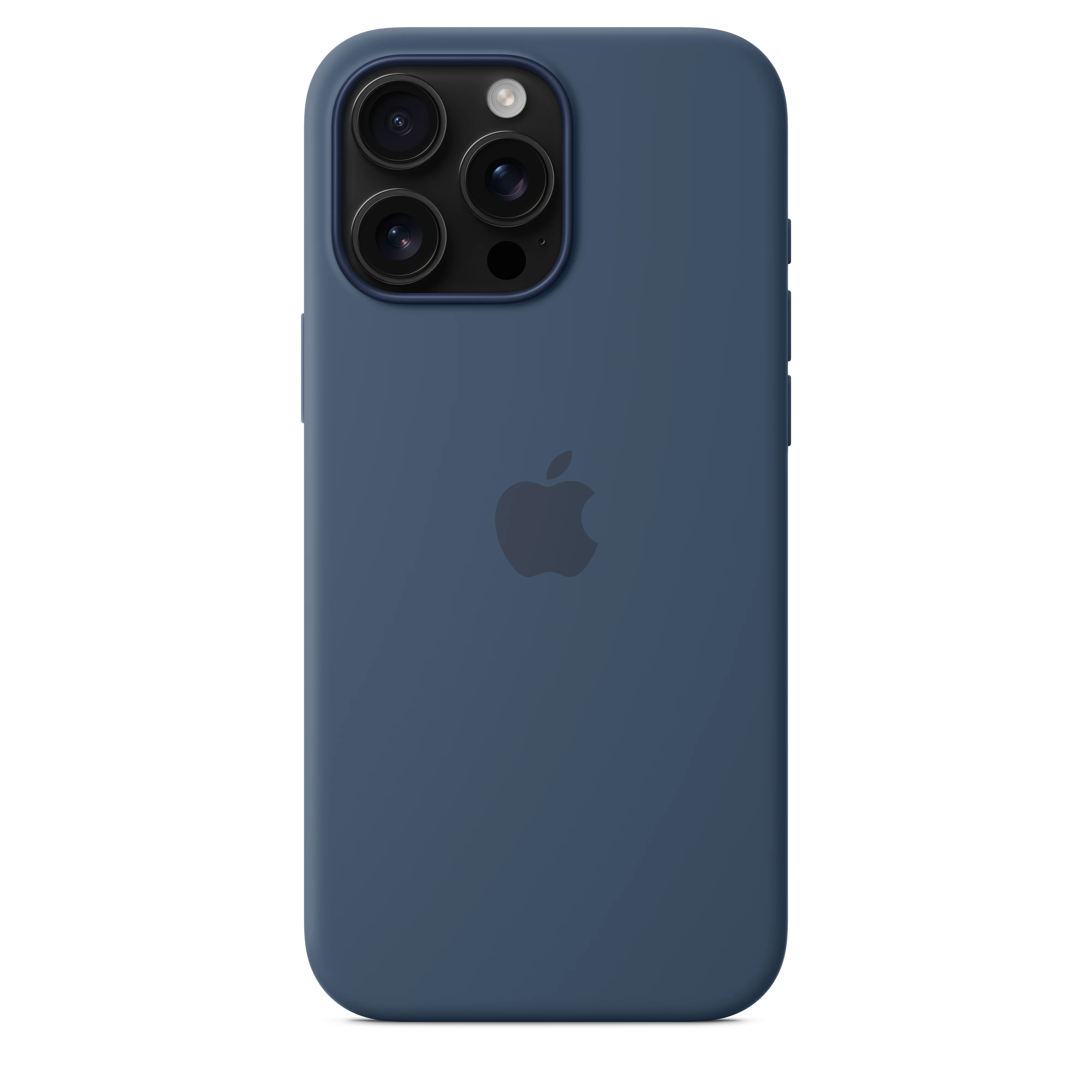 iPhone 16 Pro Max Silicone Case with MagSafe - Denim - Image 4
