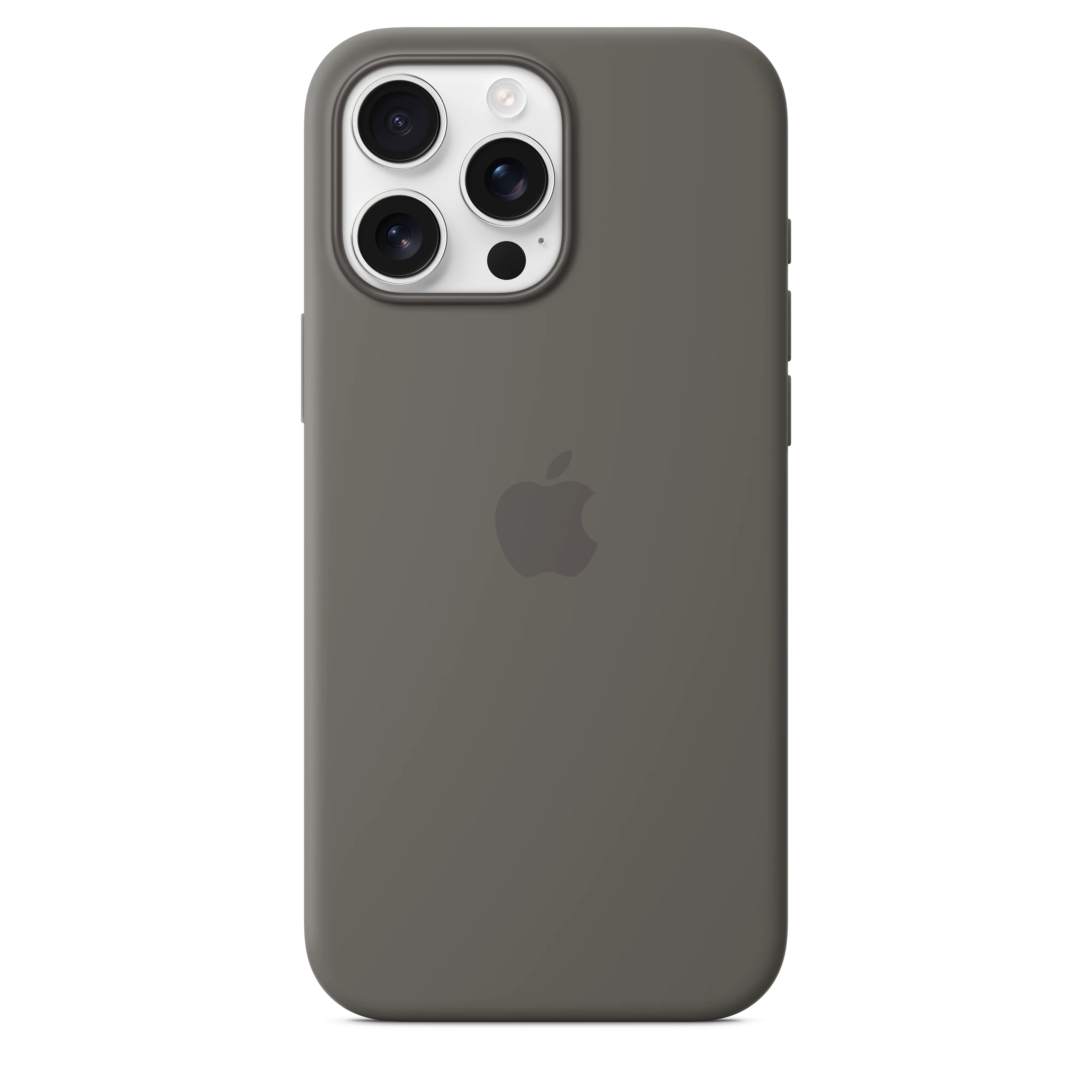 iPhone 16 Pro Max Silicone Case with MagSafe - Stone Grey - Image 3