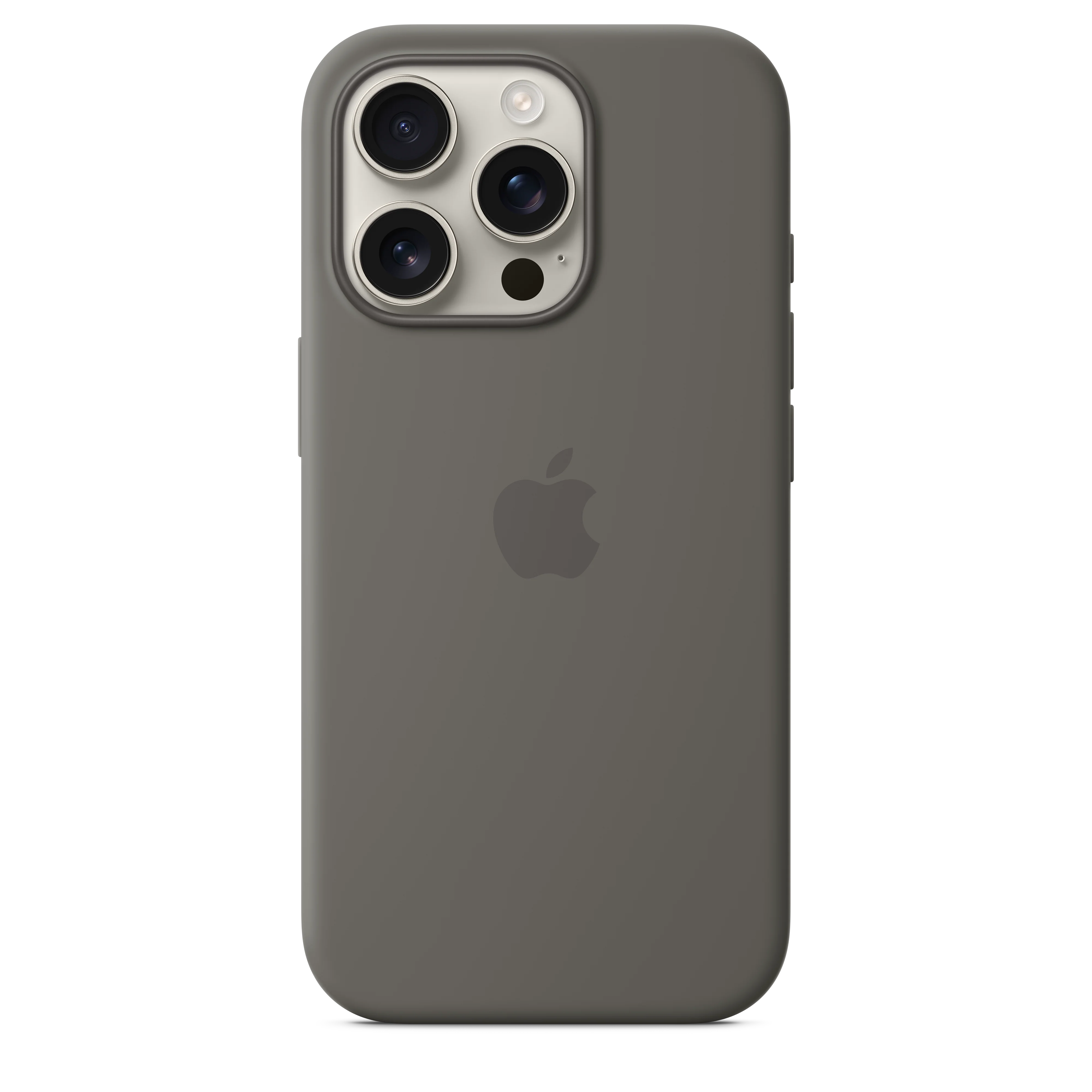 iPhone 16 Pro Silicone Case with MagSafe - Stone Grey - Image 2