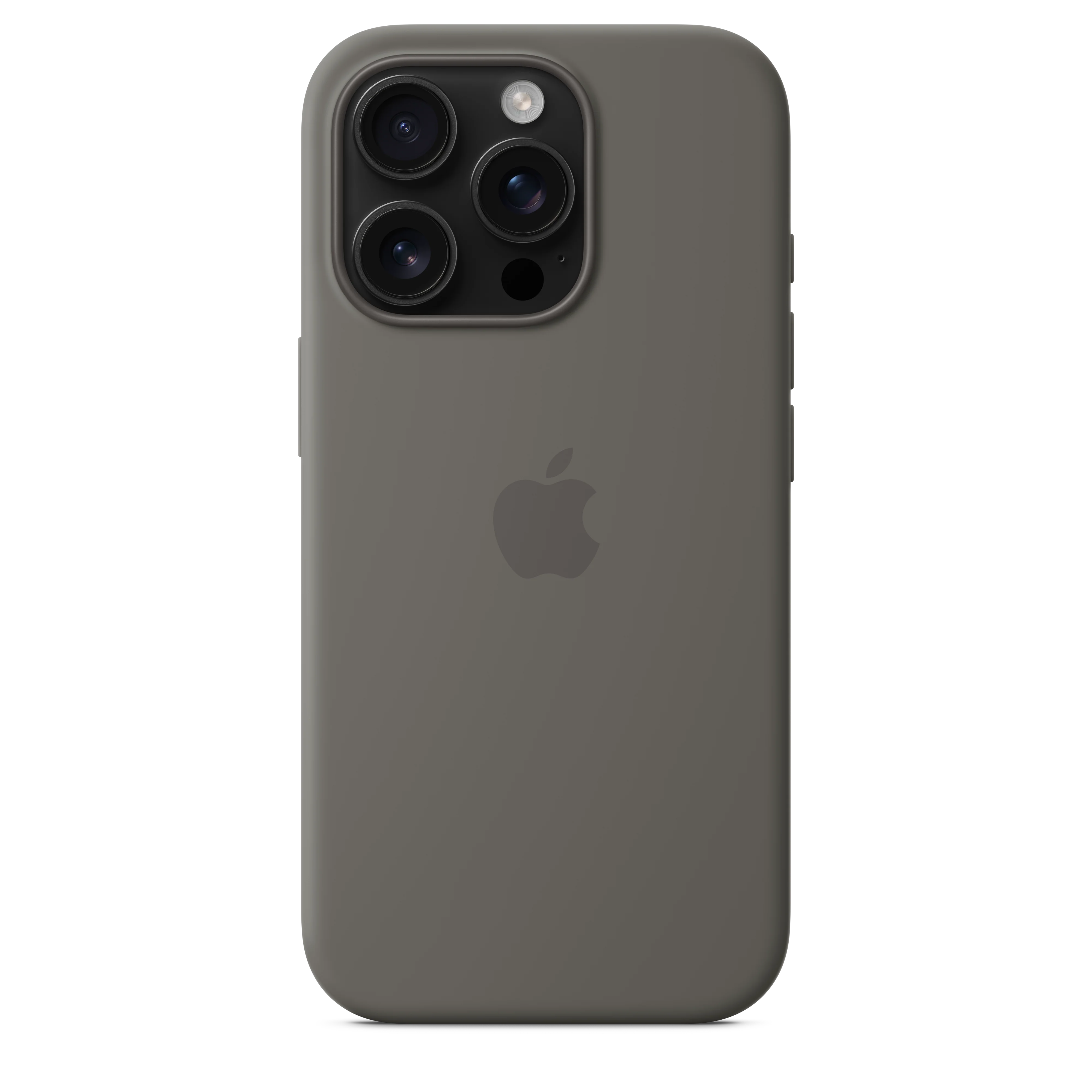 iPhone 16 Pro Silicone Case with MagSafe - Stone Grey - Image 4