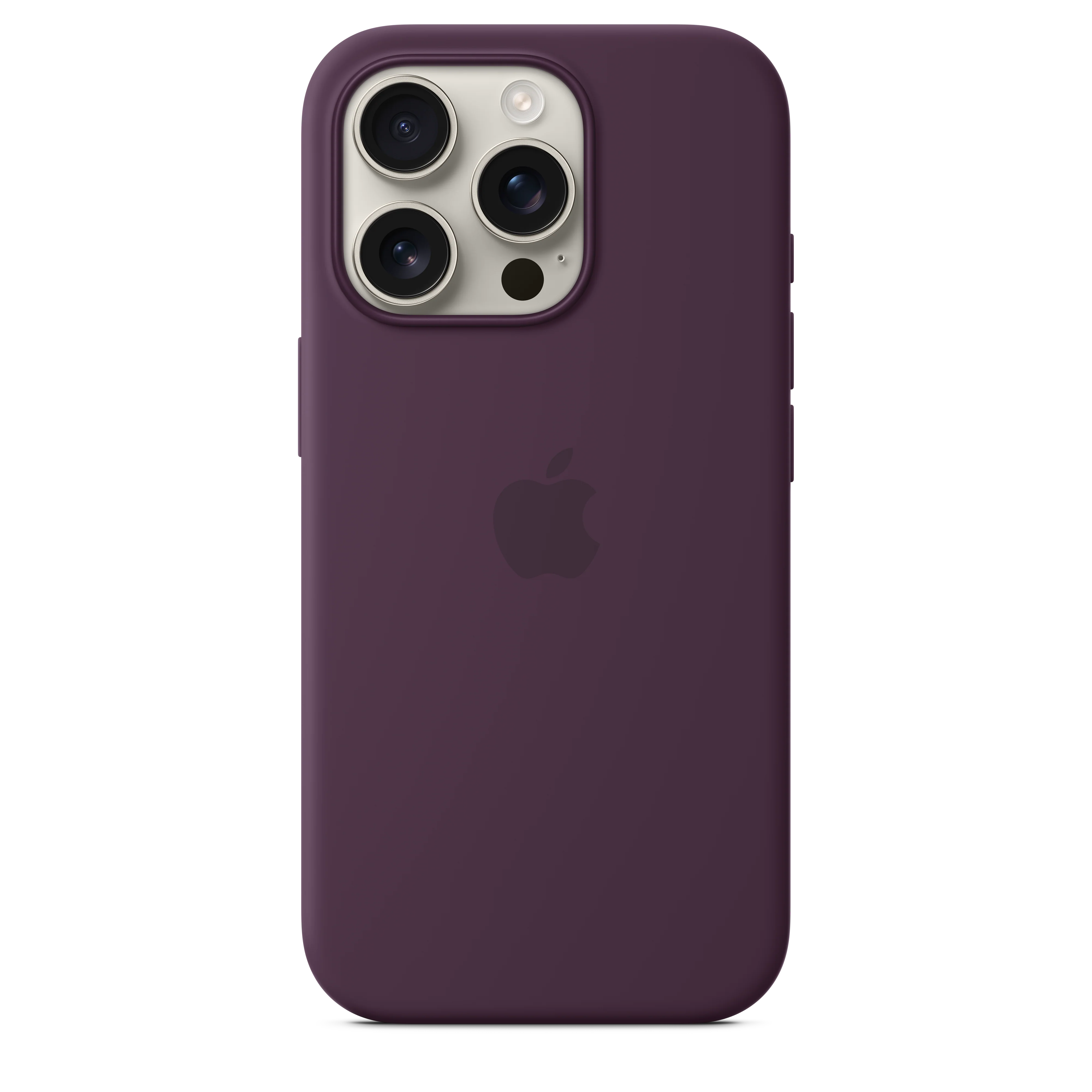 iPhone 16 Pro Silicone Case with MagSafe - Plum - Image 2