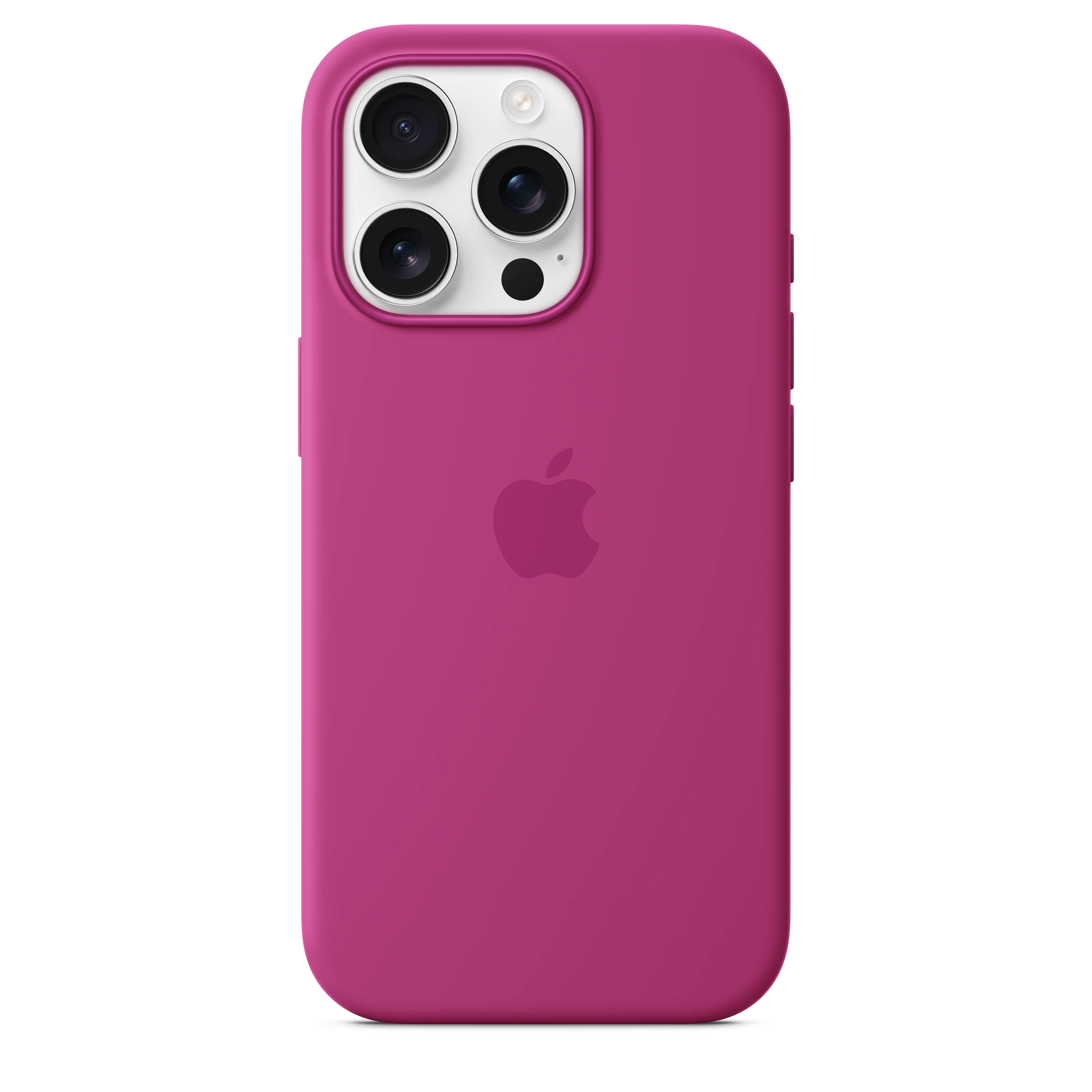 iPhone 16 Pro Silicone Case with MagSafe - Fuchsia - Image 3