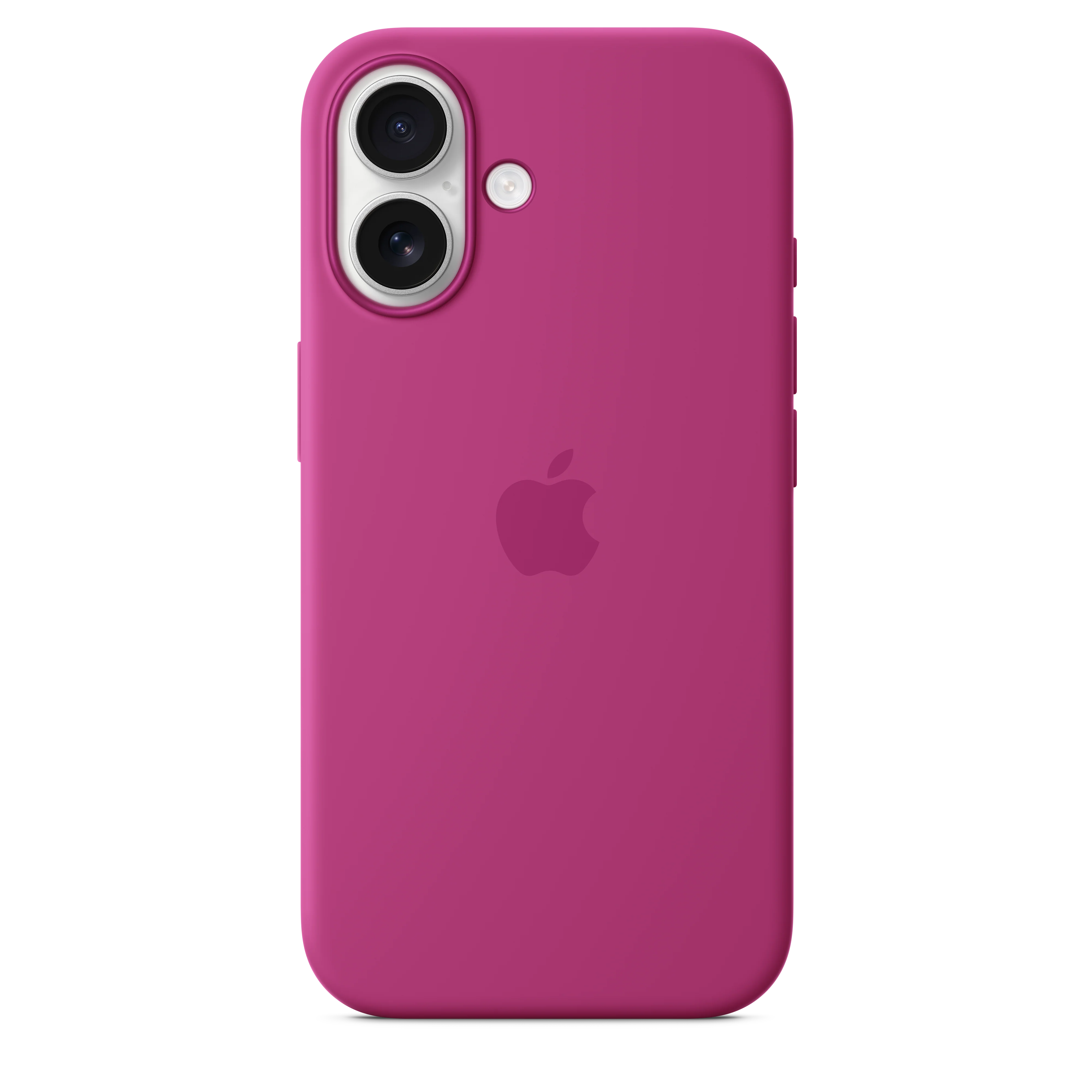 iPhone 16 Silicone Case with MagSafe - Fuchsia - Image 4