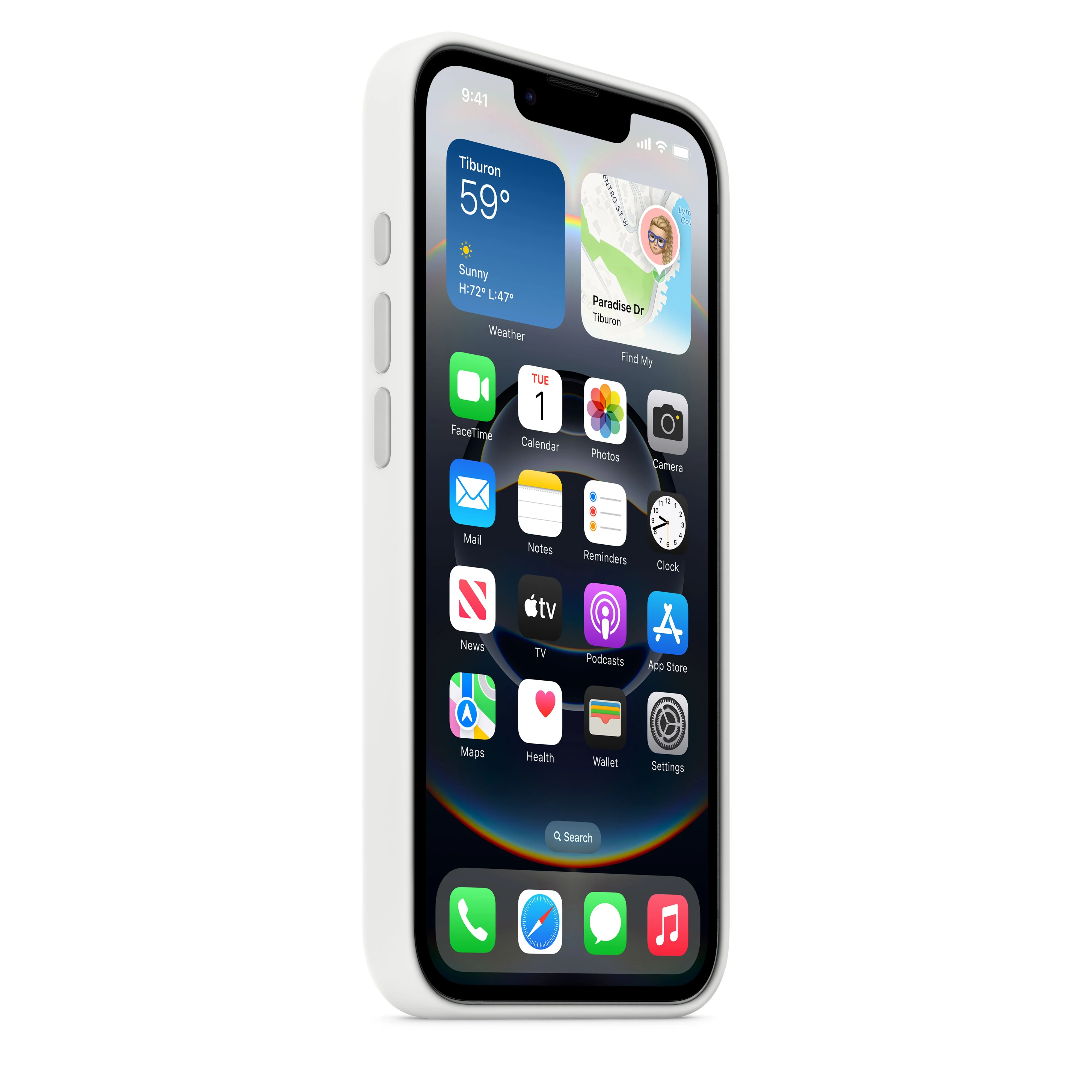 iPhone 16e Silicone Case – White - Image 3