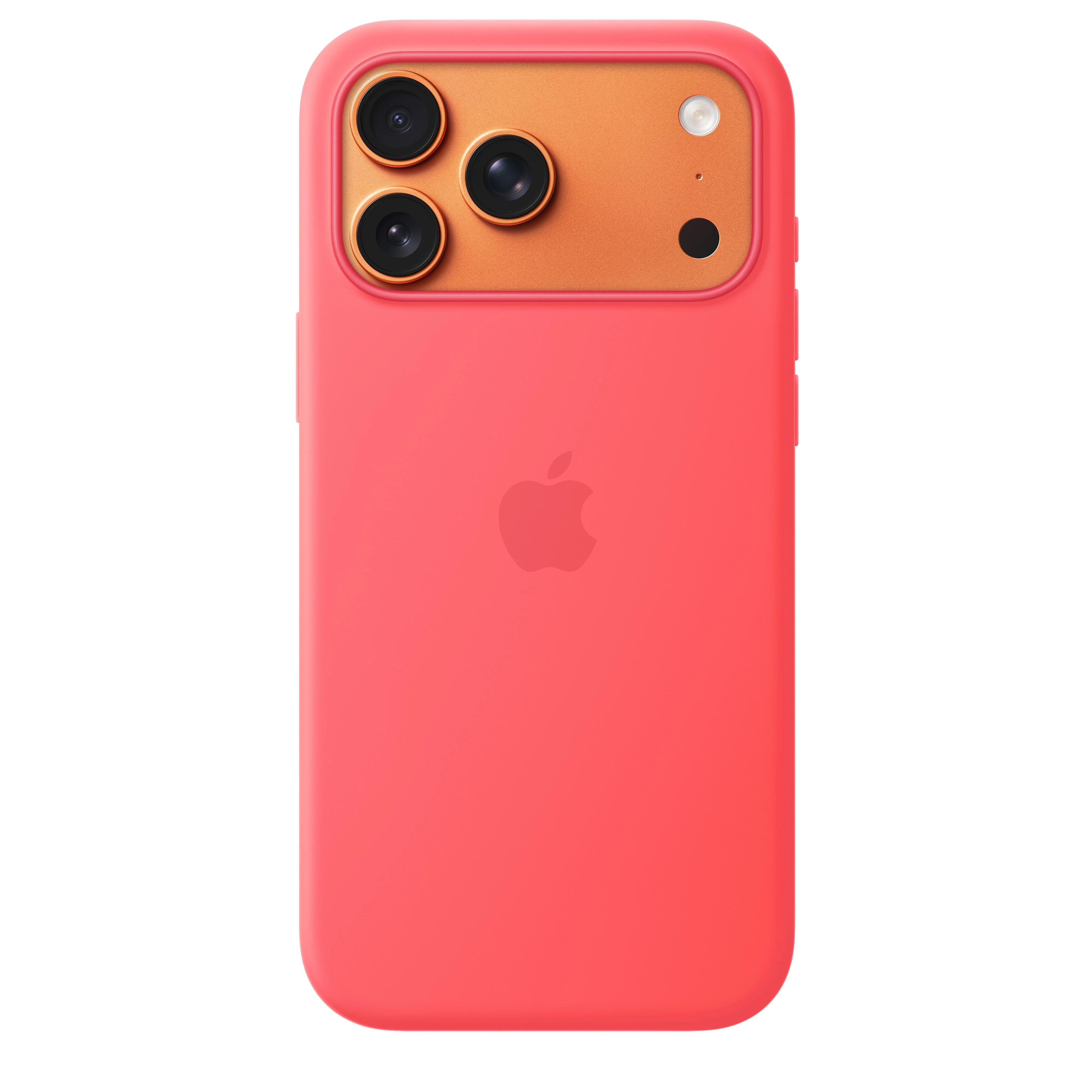 iPhone 17 Pro Max Silicone Case with MagSafe – Bright Guava - Image 2