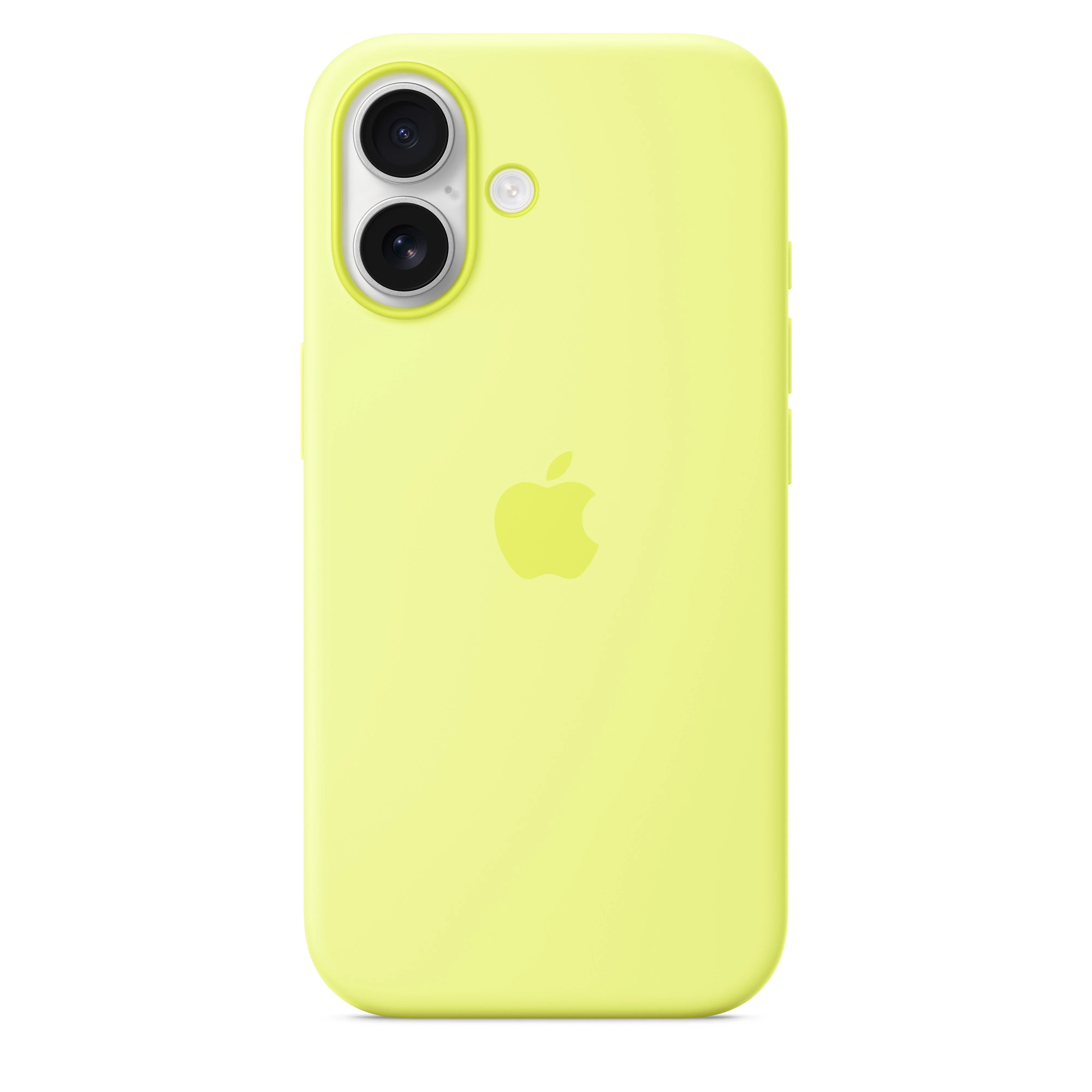 iPhone 17 Silicone Case with MagSafe - Neon Yellow - Image 4