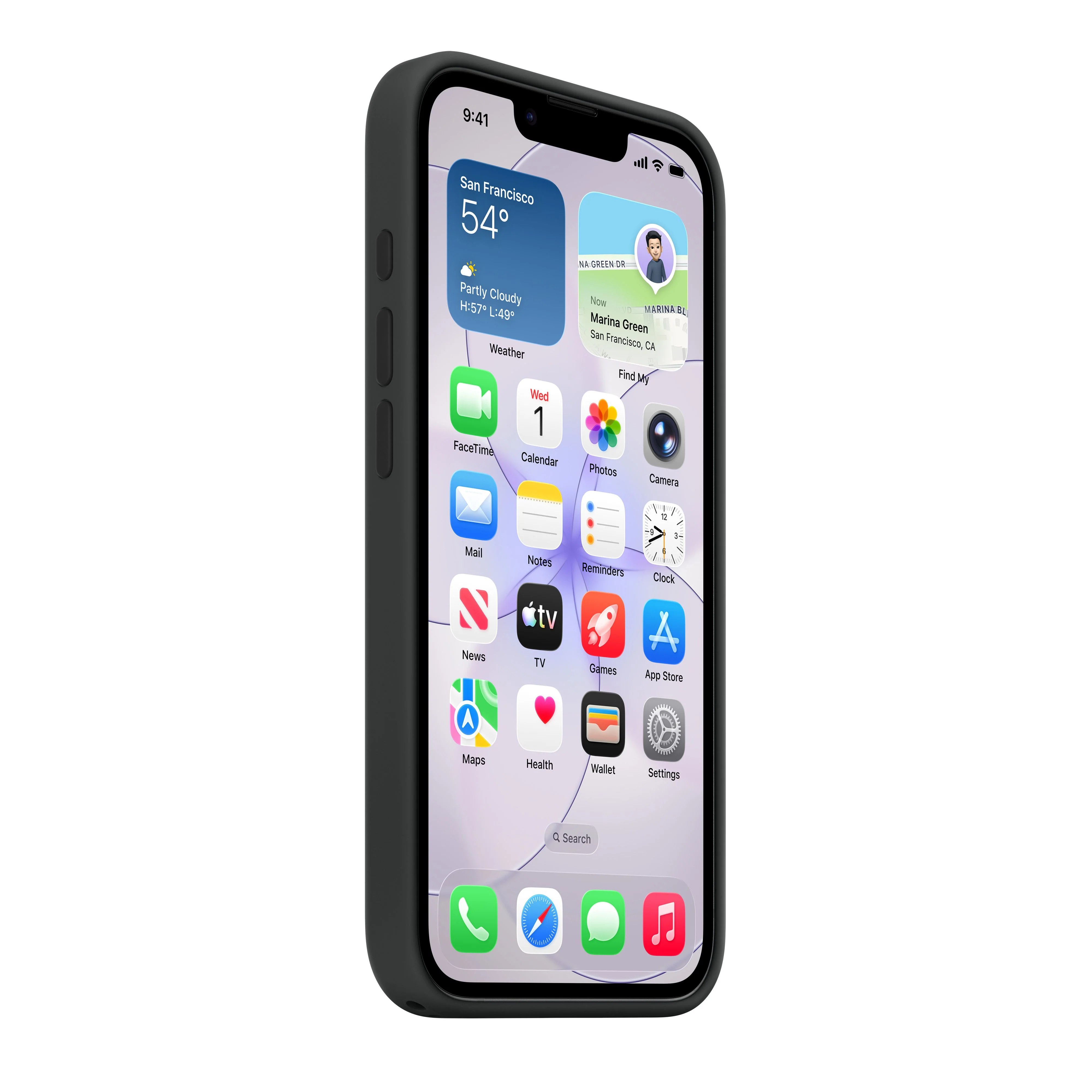 iPhone 17e Silicone Case with MagSafe – Black - Image 4