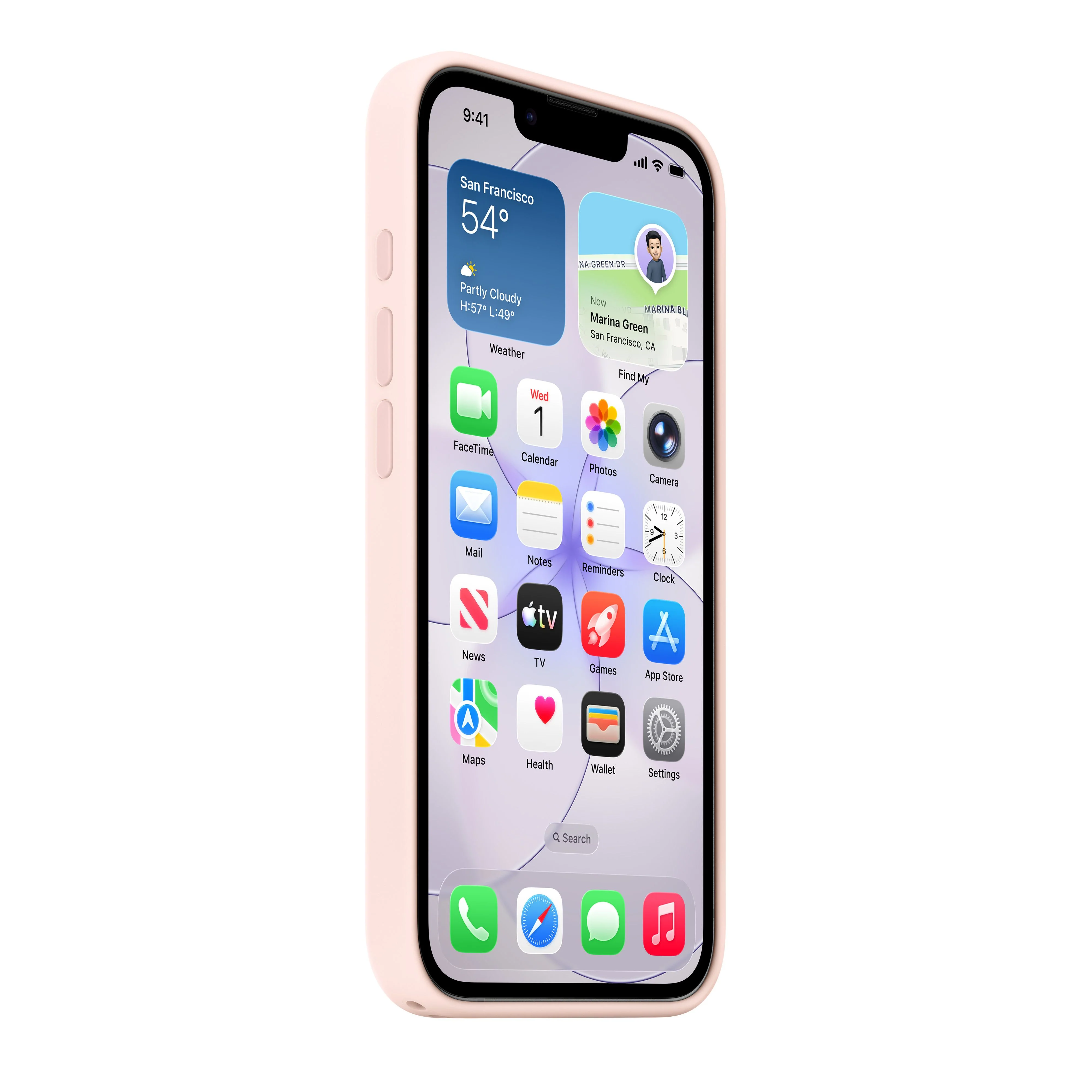 iPhone 17e Silicone Case with MagSafe – Soft Pink - Image 4
