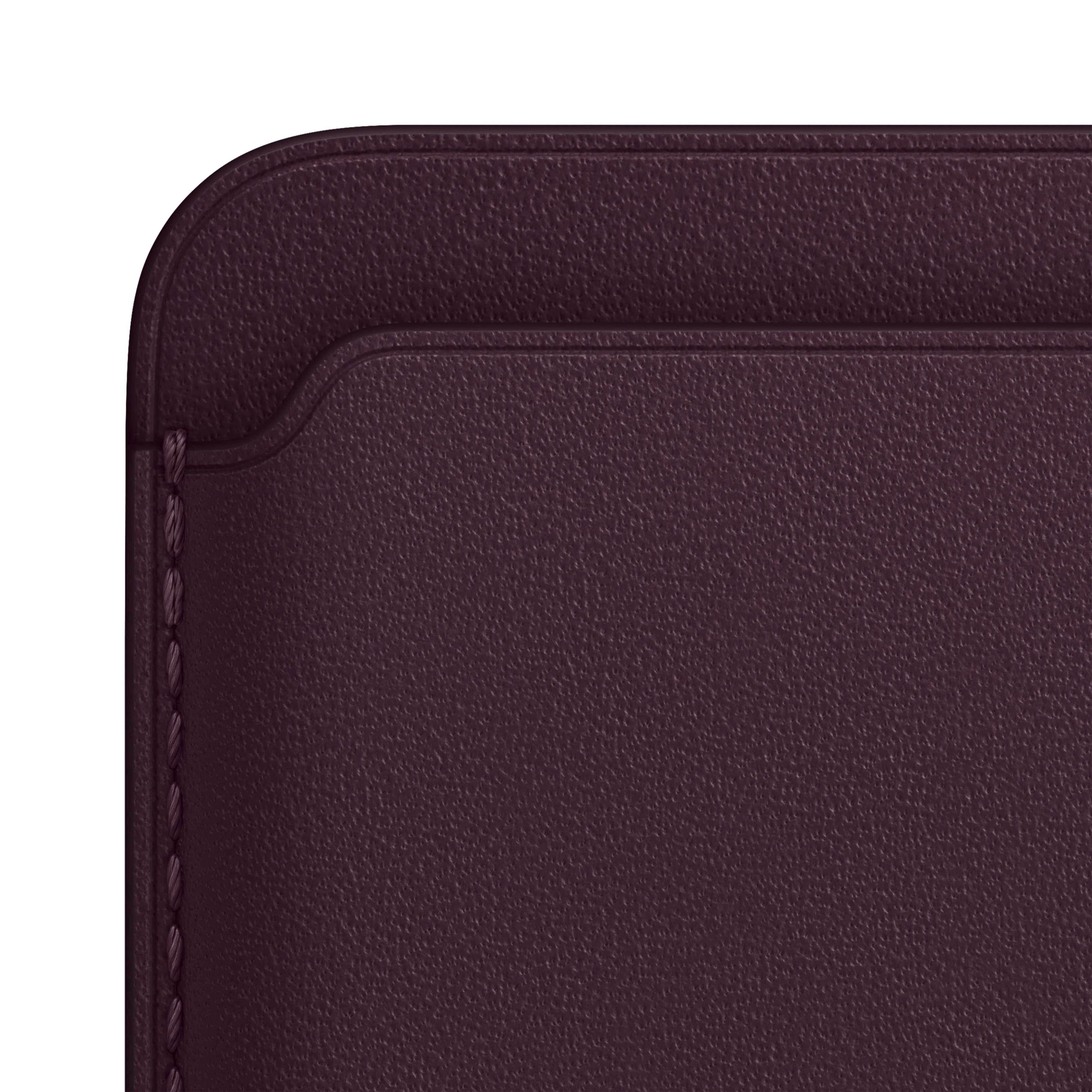 iPhone Leather Wallet with MagSafe - Dark Cherry - Image 2