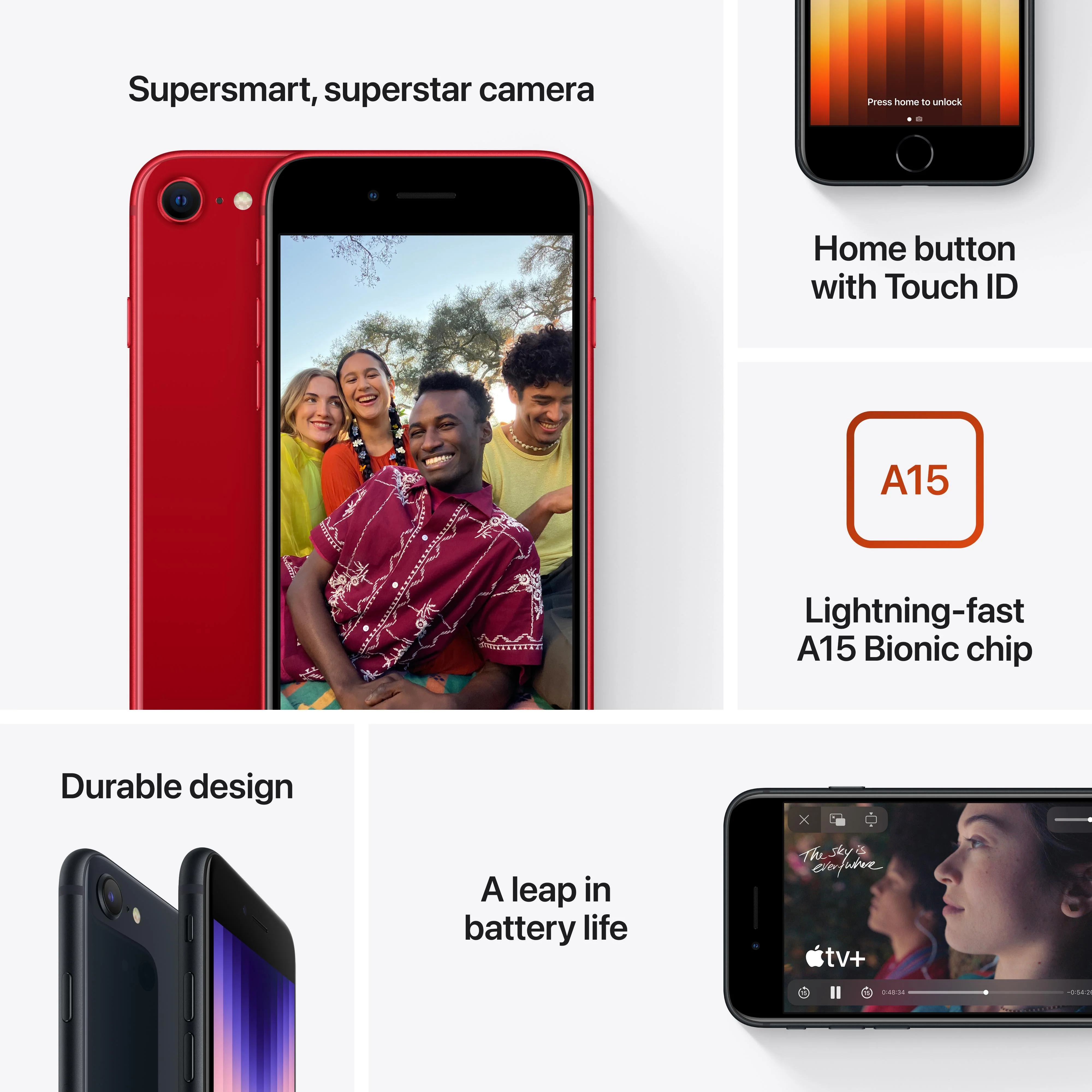 iPhone SE (3rd generation) 256GB (PRODUCT)RED - Image 8