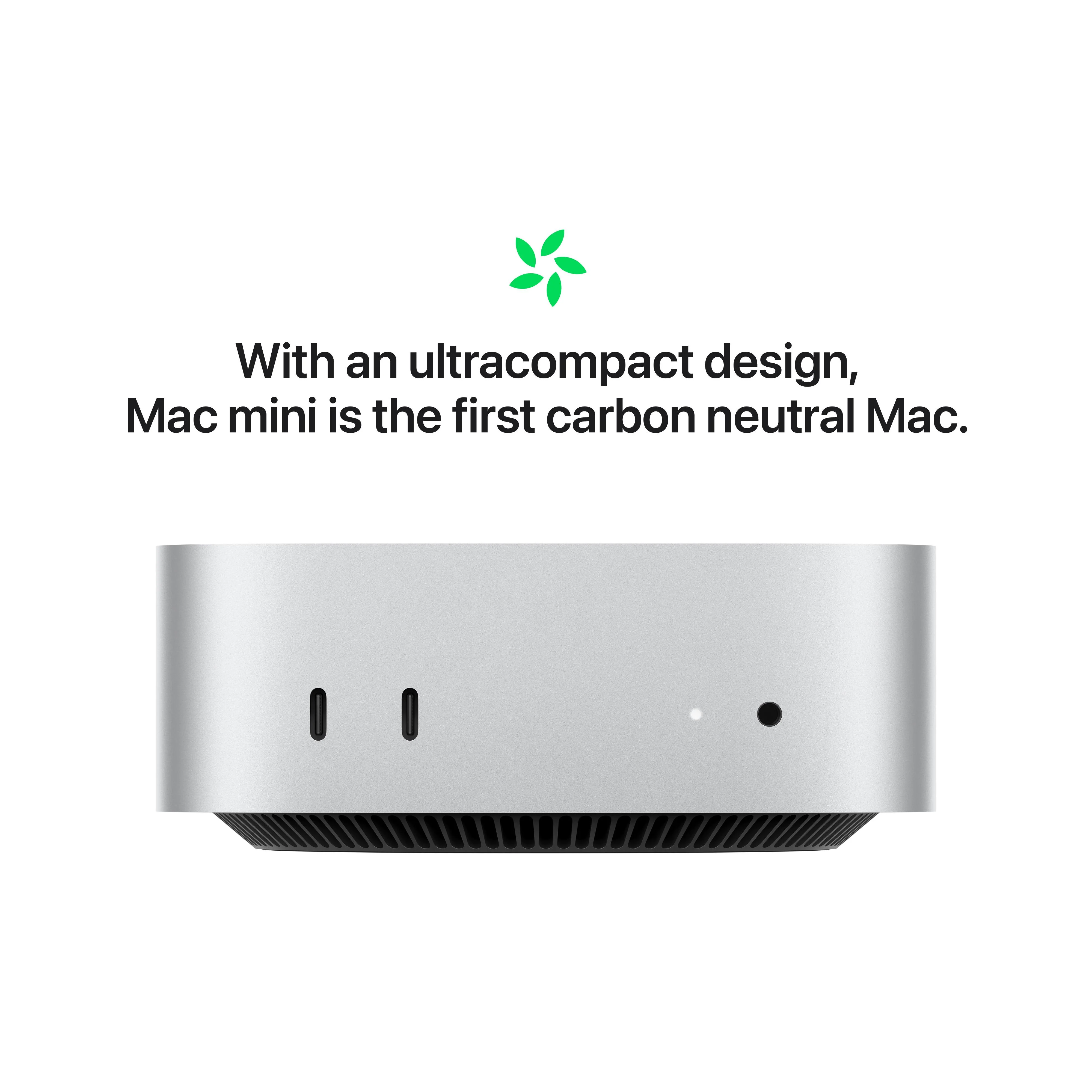 Mac mini: Apple M4 Pro chip with 12‑core CPU and 16‑core GPU, 512GB SSD - Silver - Image 5