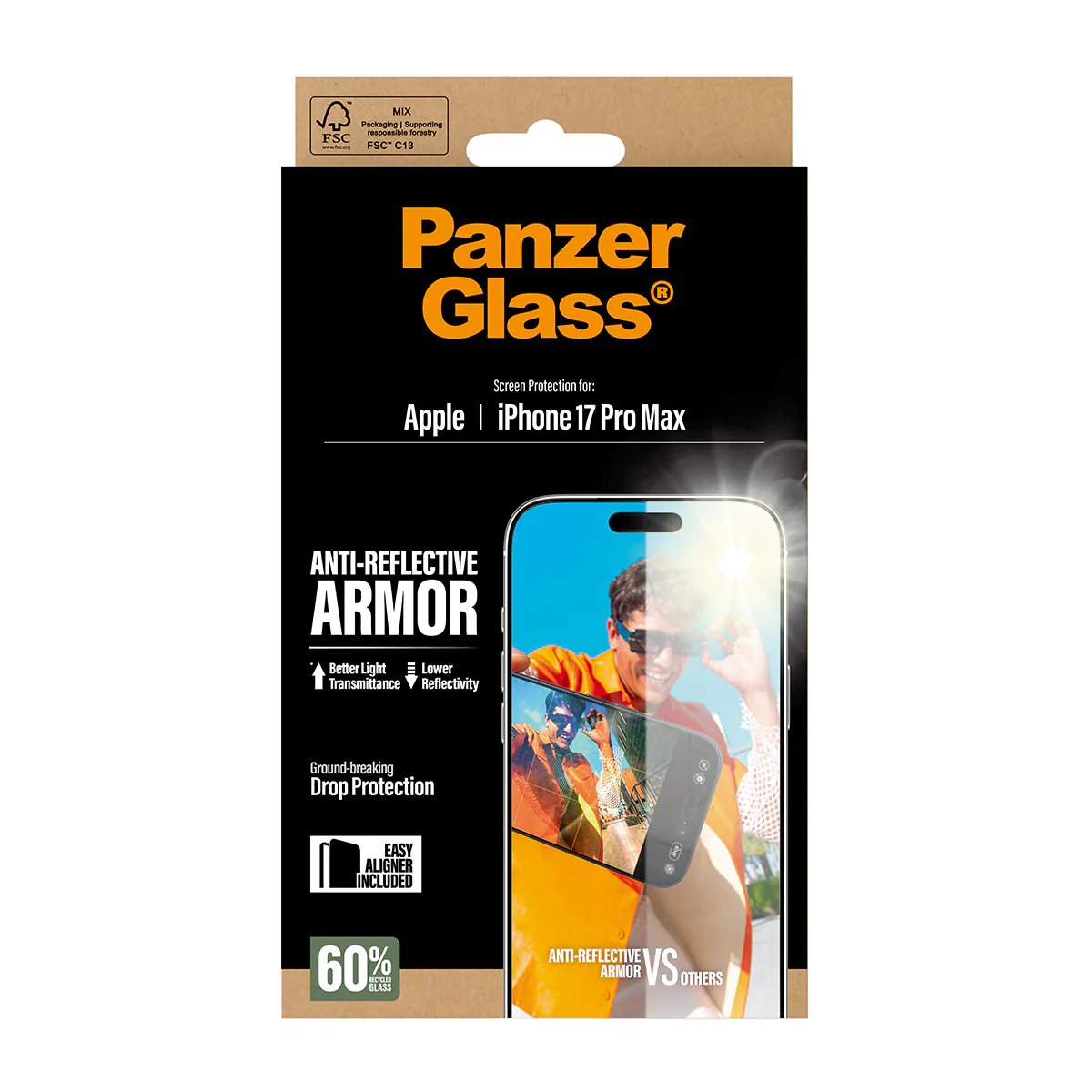 PanzerGlass UWF Glass for iPhone 17 Pro Max (Anti-Reflective) - Image 2