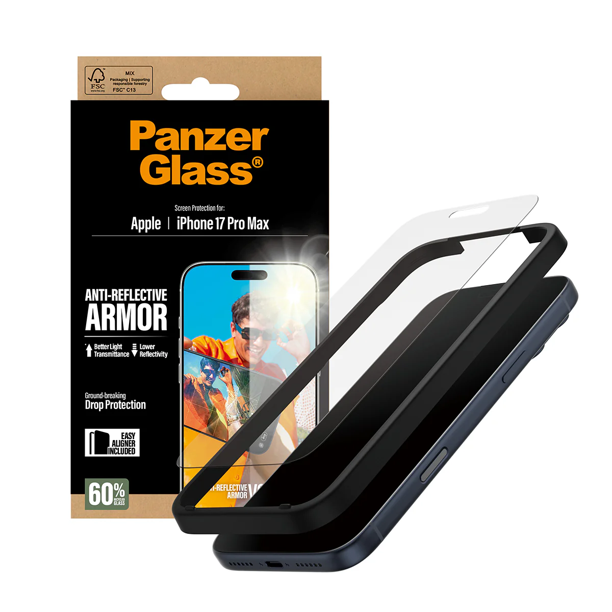 PanzerGlass UWF Glass for iPhone 17 Pro Max (Anti-Reflective) - Image 5