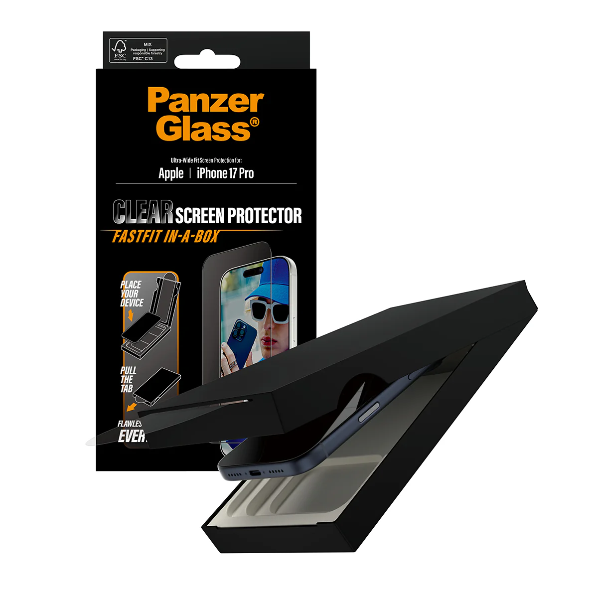 PanzerGlass UWF Glass for iPhone 17 Pro (Clear) - Image 5