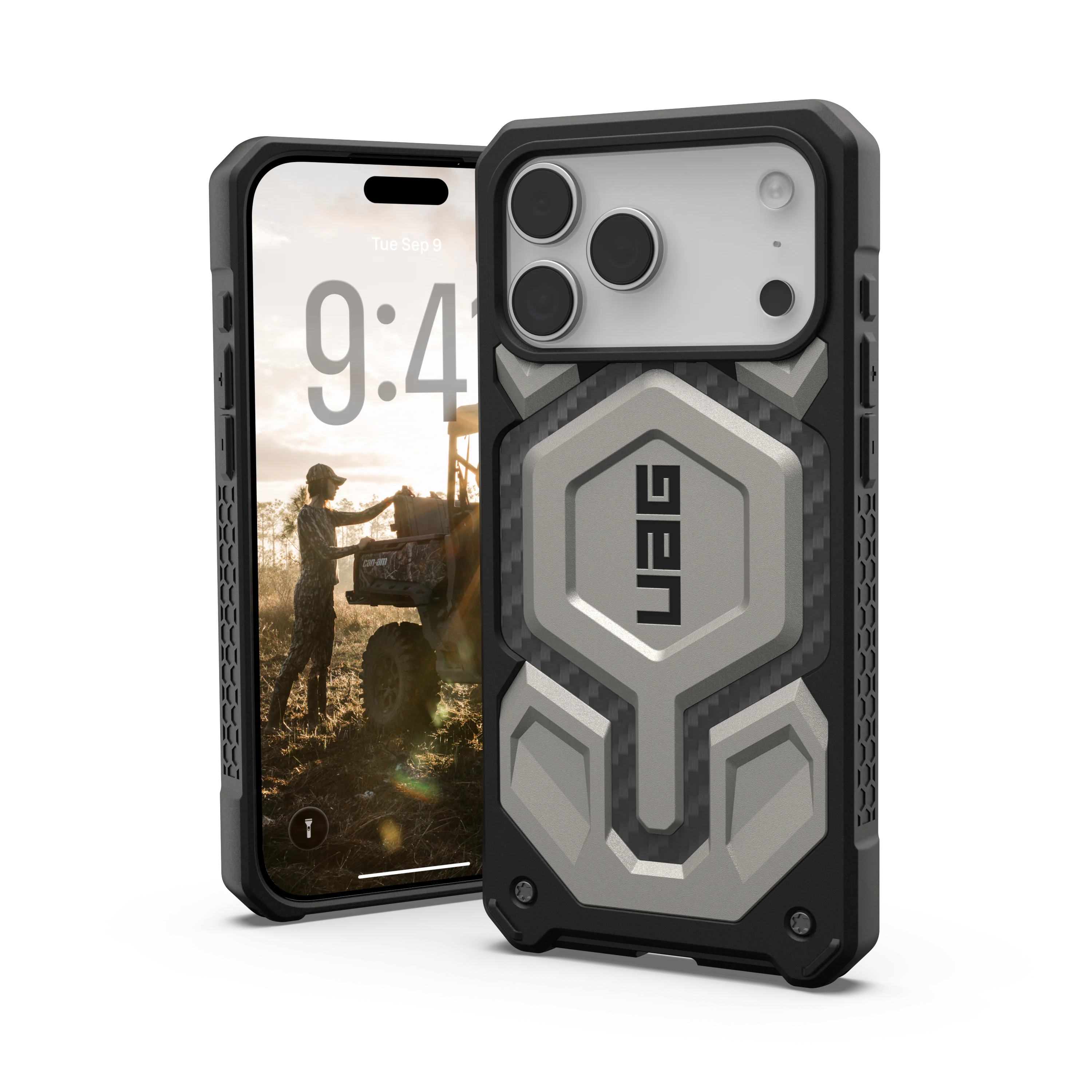 UAG iPhone 17 Pro Max Monarch Pro - Titanium - Image 15