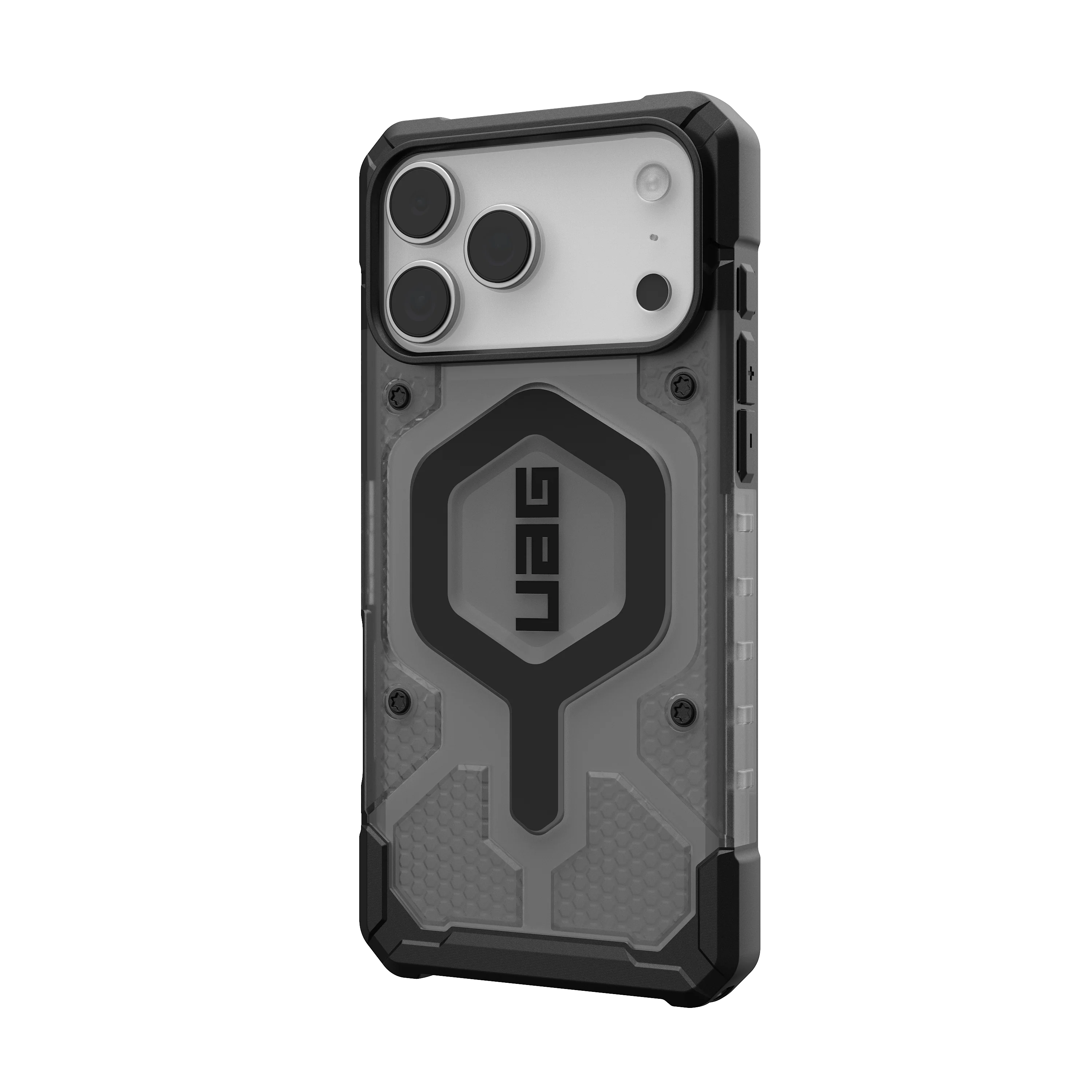 UAG iPhone 17 Pro Max Pathfinder Clear MagSafe - Ash/Black - Image 3