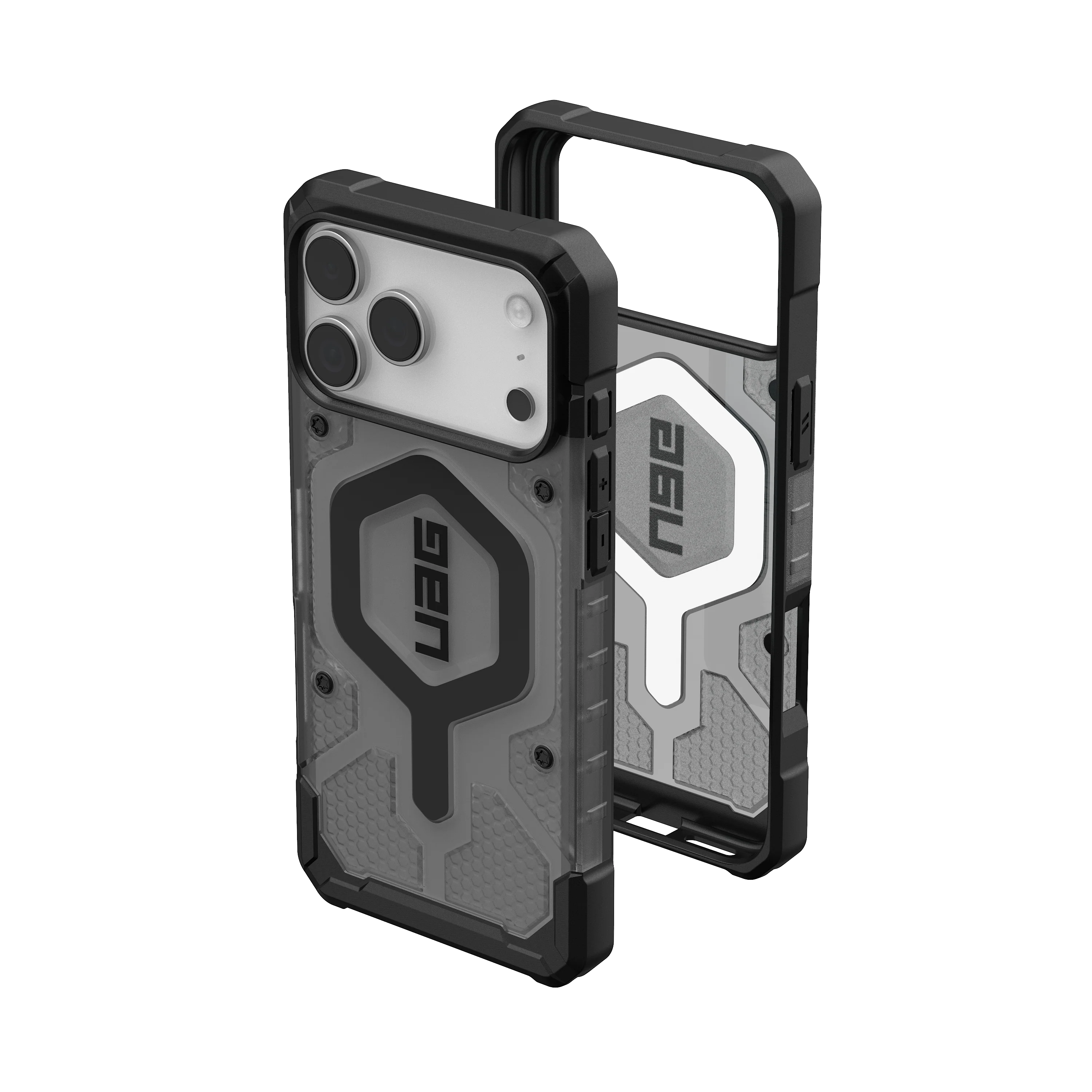 UAG iPhone 17 Pro Max Pathfinder Clear MagSafe - Ash/Black - Image 4