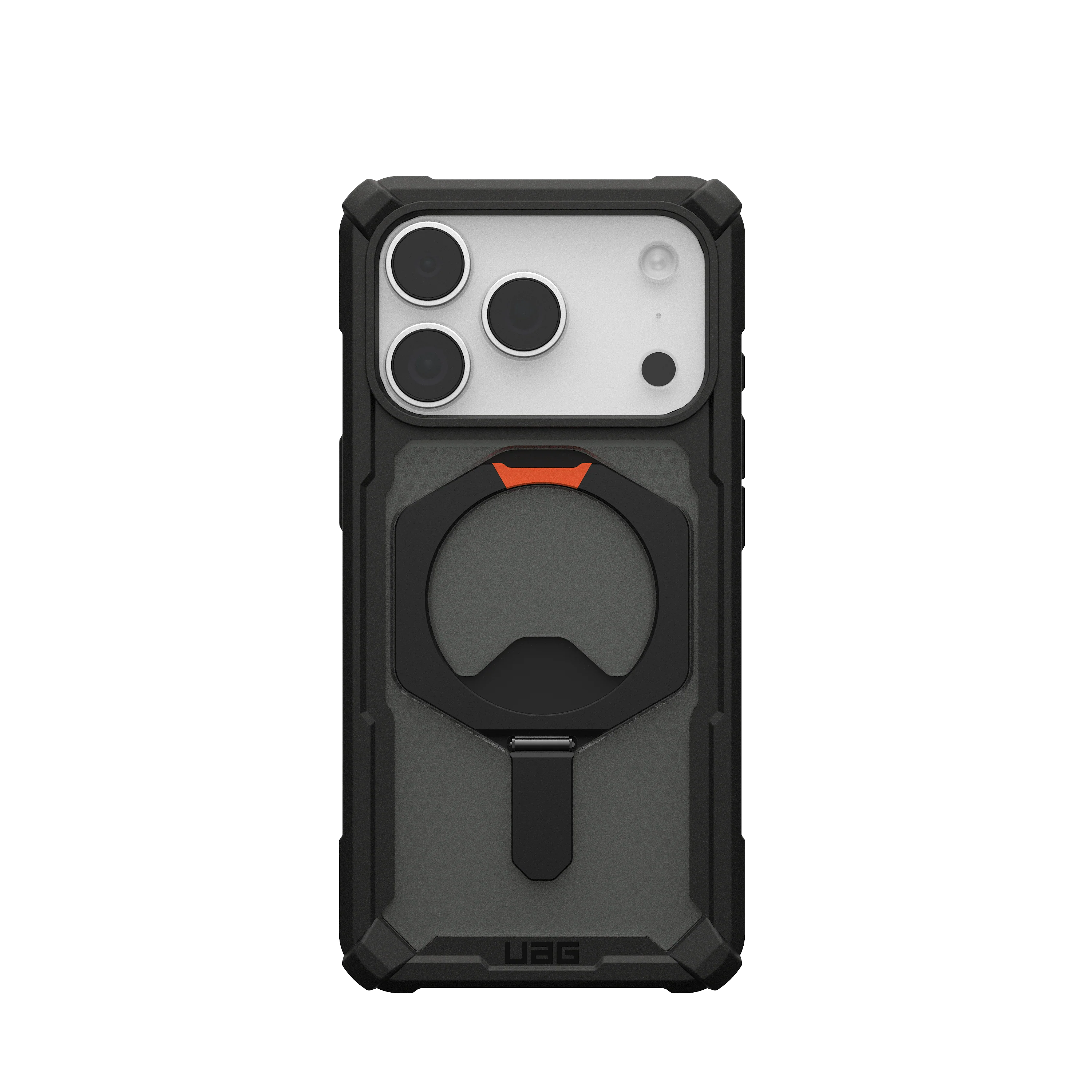 UAG Plasma XTE Magsafe Case for iPhone 17 Pro (Black/Pop Orange)