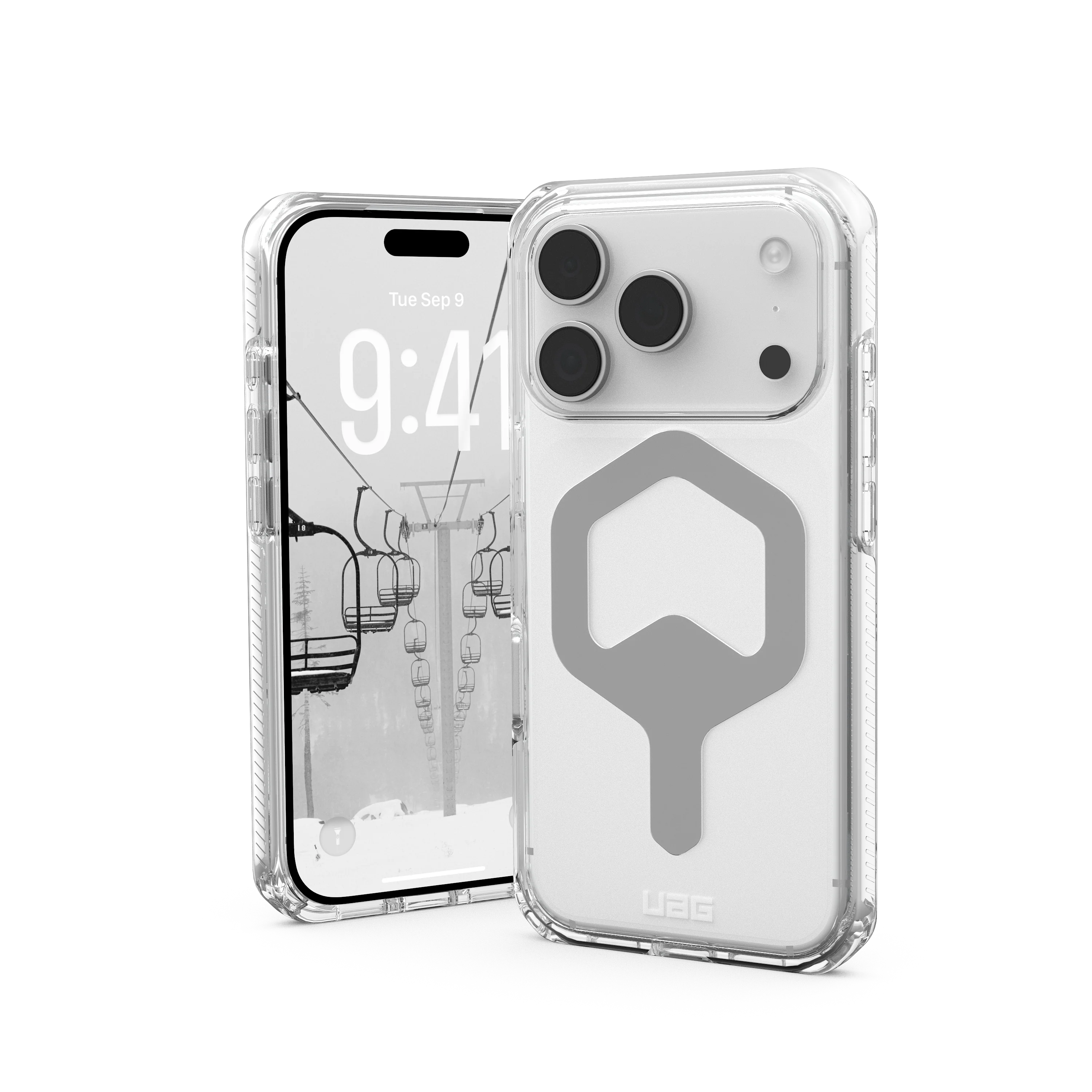 UAG iPhone 17 Pro Plyo MagSafe - Ice/Silver - Image 12