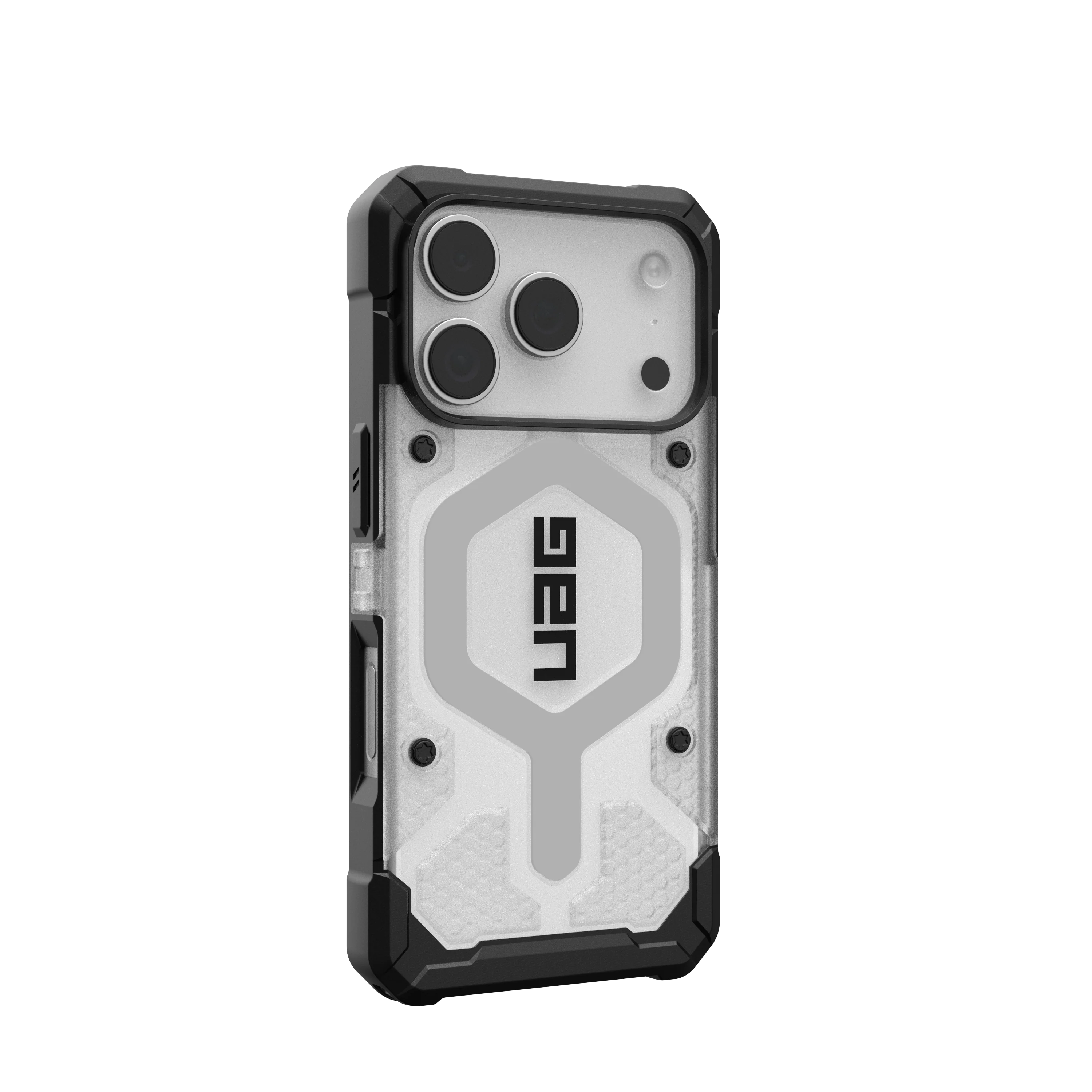 UAG iPhone 17 Pro Pathfinder Clear MagSafe - Ice/Silver - Image 2